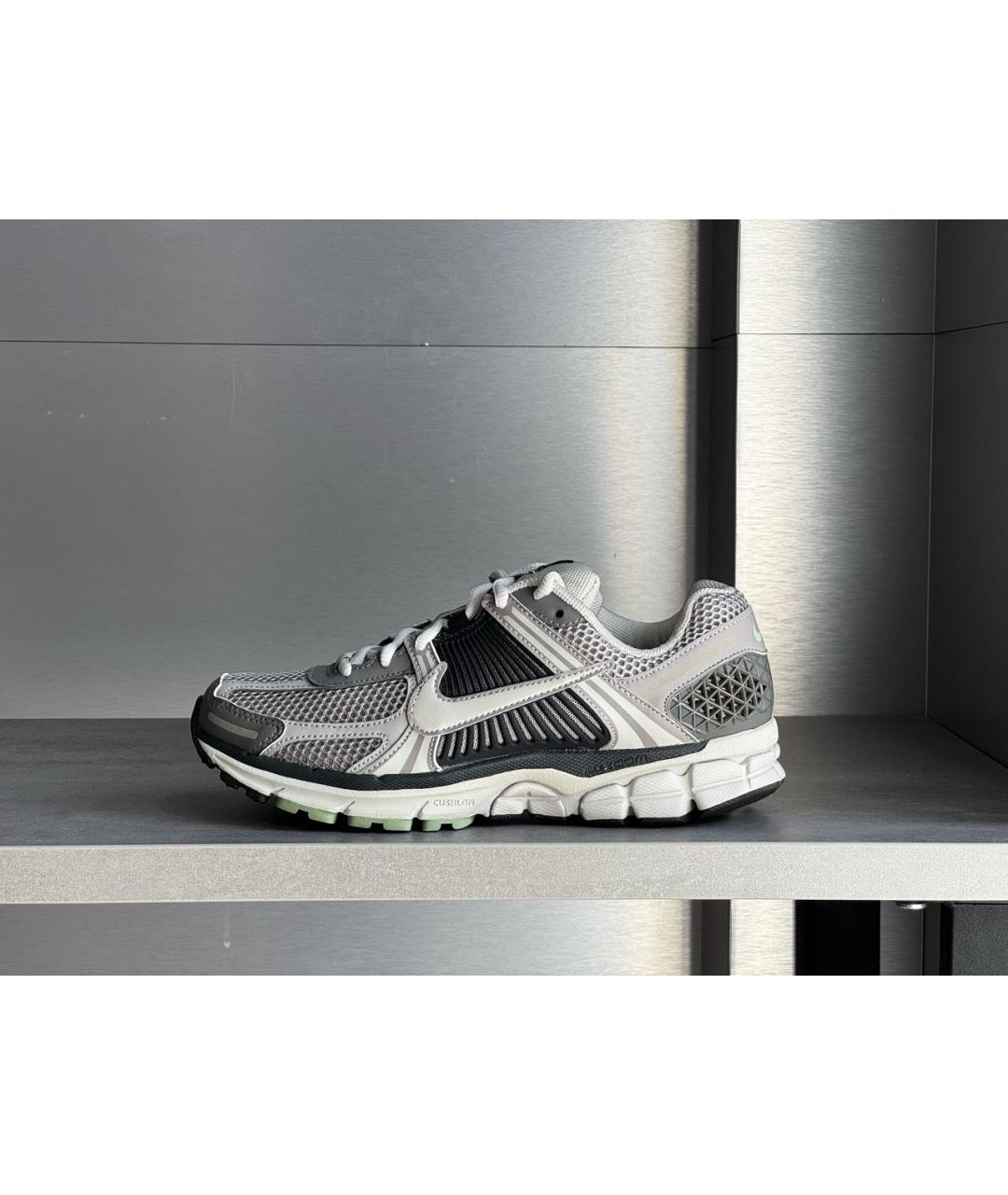NIKE Серые текстильные низкие кроссовки / кеды, фото 8