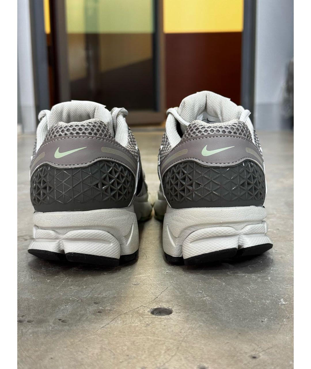 NIKE Серые текстильные низкие кроссовки / кеды, фото 4