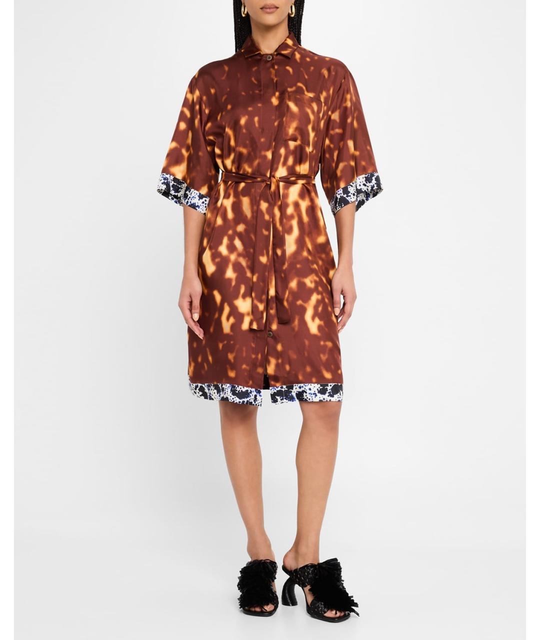 DRIES VAN NOTEN Мульти повседневное платье, фото 6