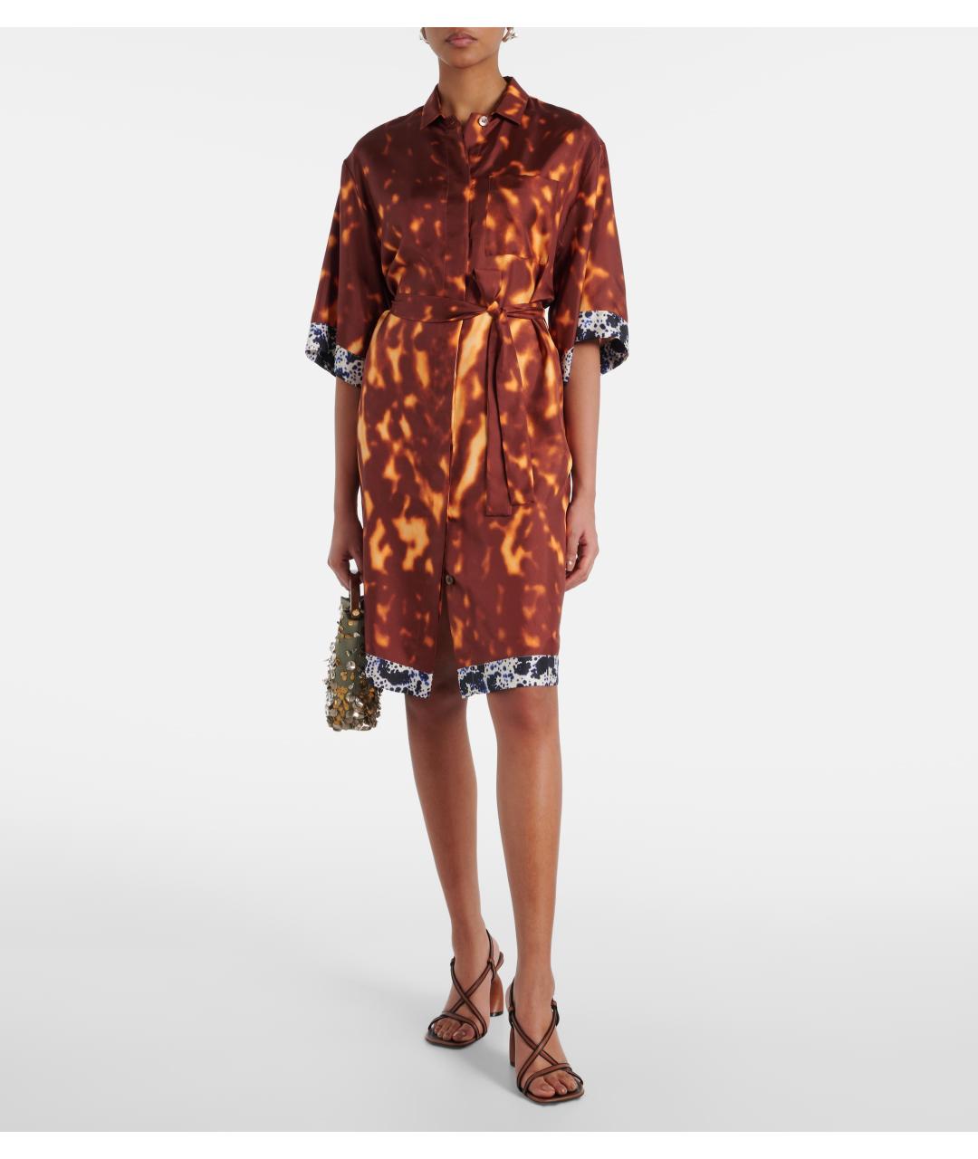 DRIES VAN NOTEN Мульти повседневное платье, фото 7