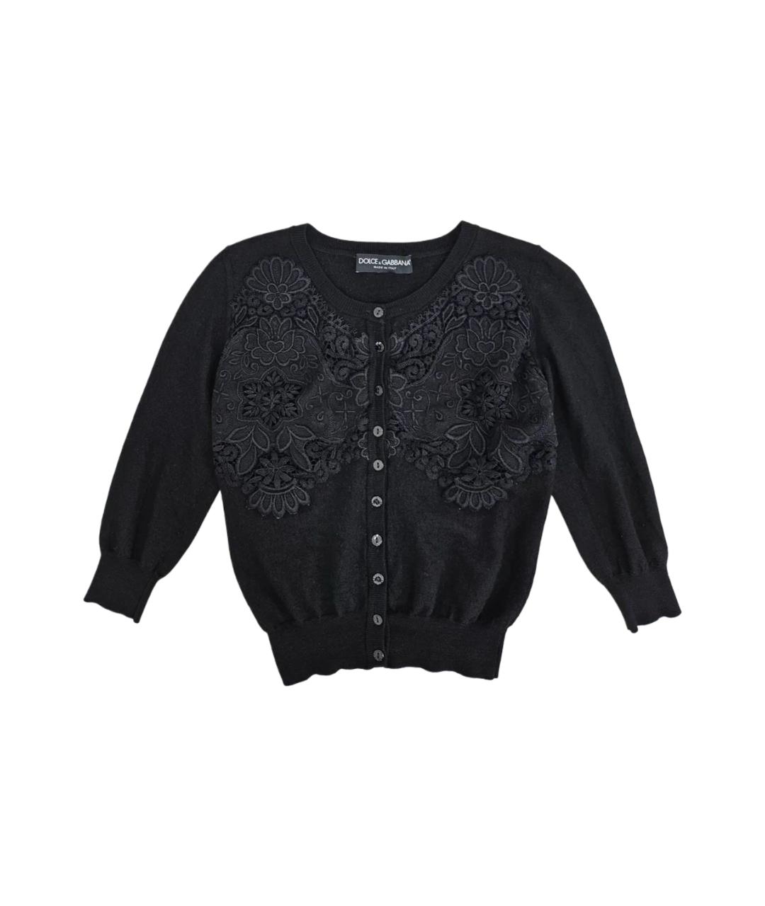 DOLCE&GABBANA Черный кардиган, фото 1
