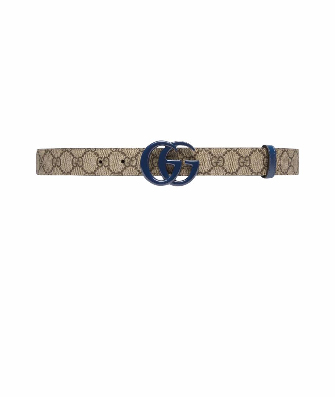 GUCCI Бежевый ремень, фото 1
