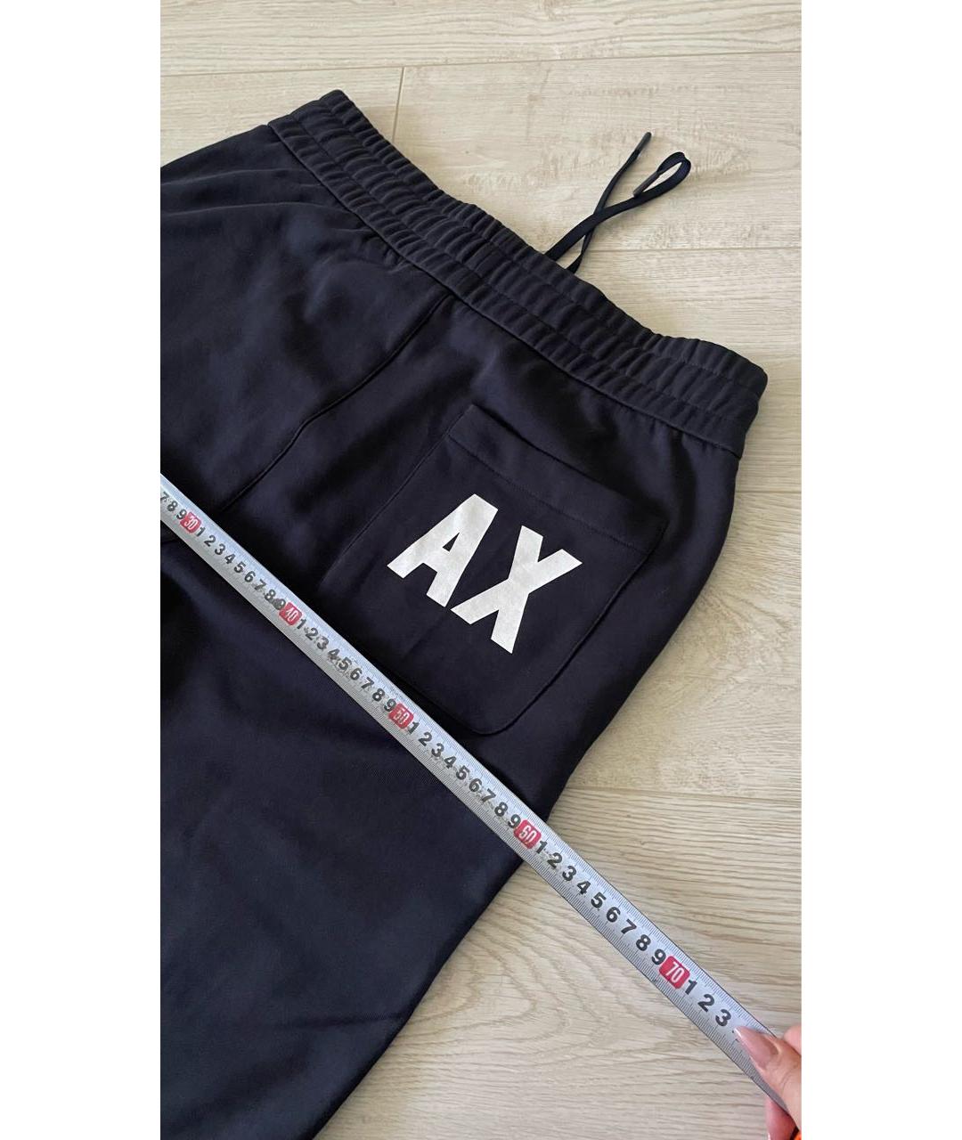 ARMANI EXCHANGE Темно-синий хлопковый спортивный костюм, фото 8