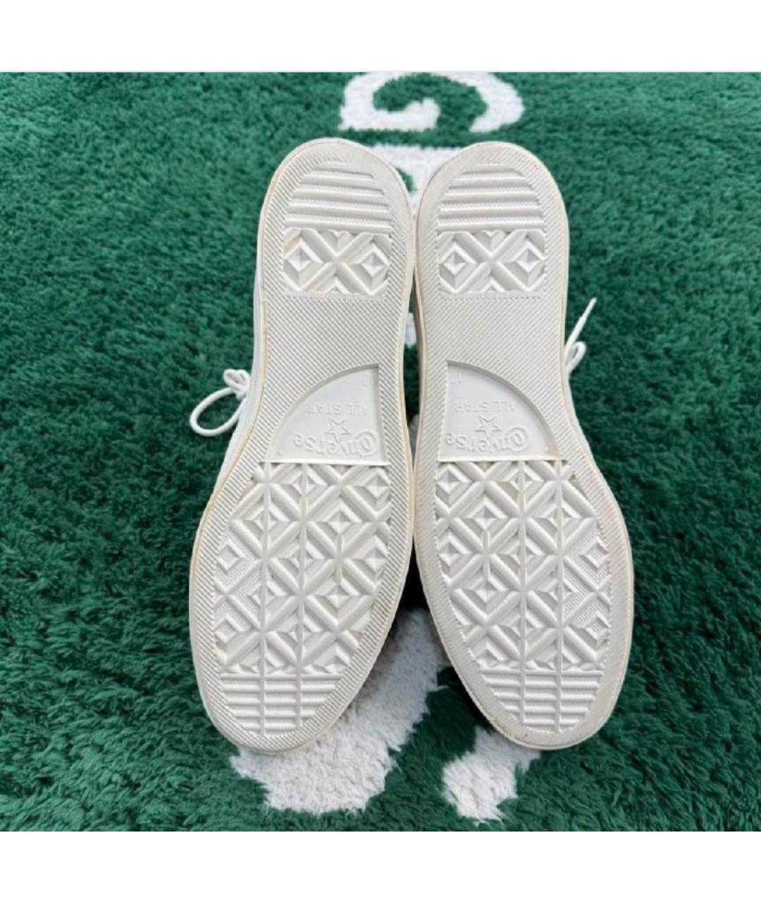 CONVERSE Белые резиновые высокие кроссовки / кеды, фото 8