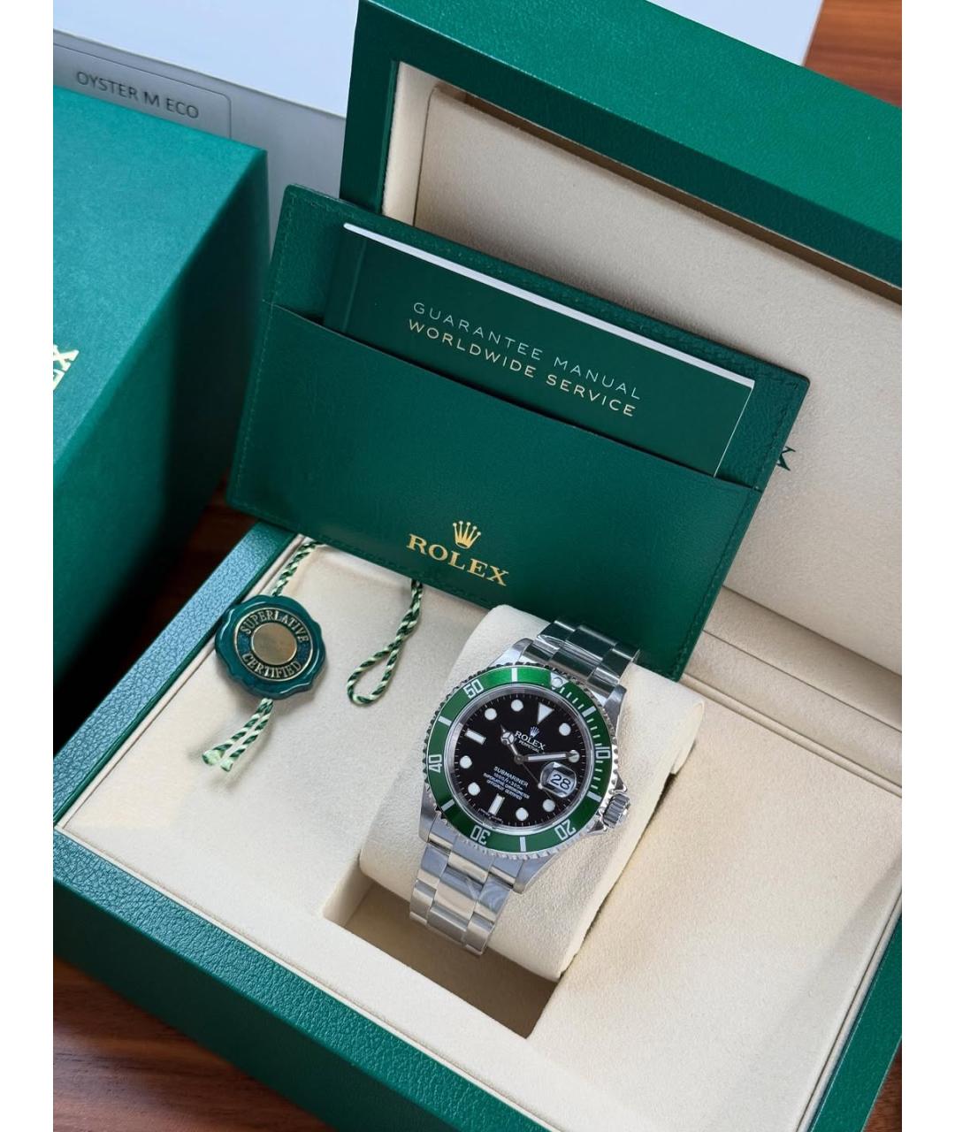 ROLEX Черные часы, фото 4