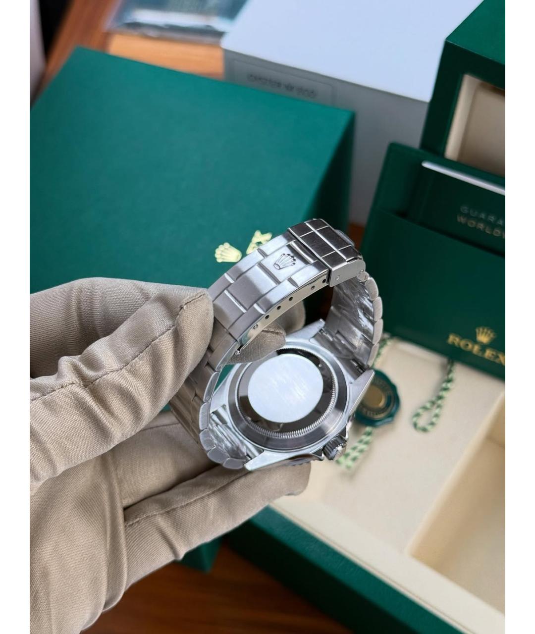ROLEX Черные часы, фото 5