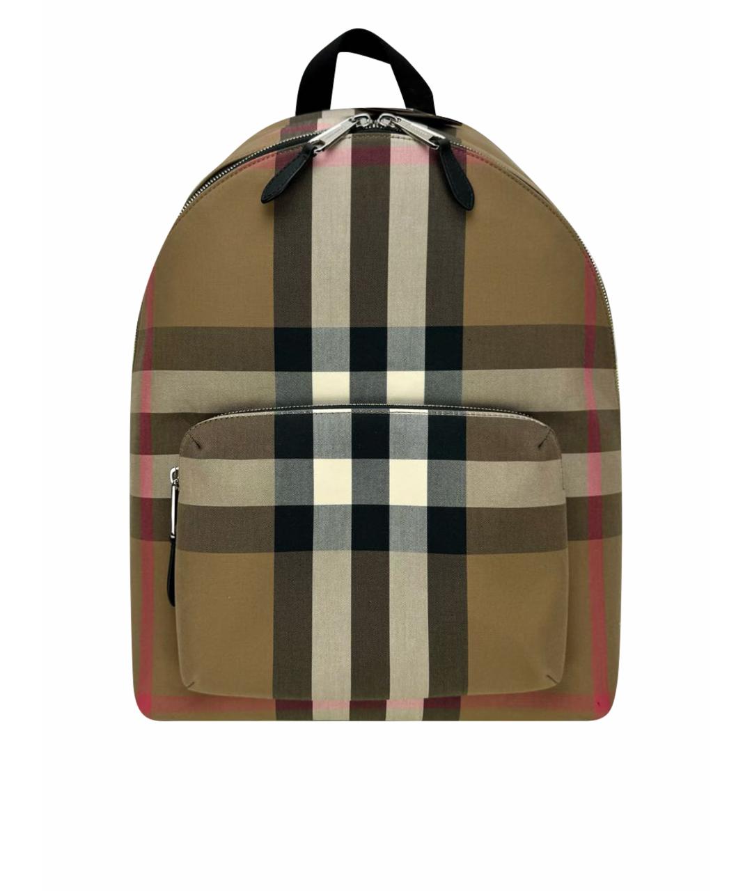 BURBERRY Бежевый тканевый рюкзак, фото 1