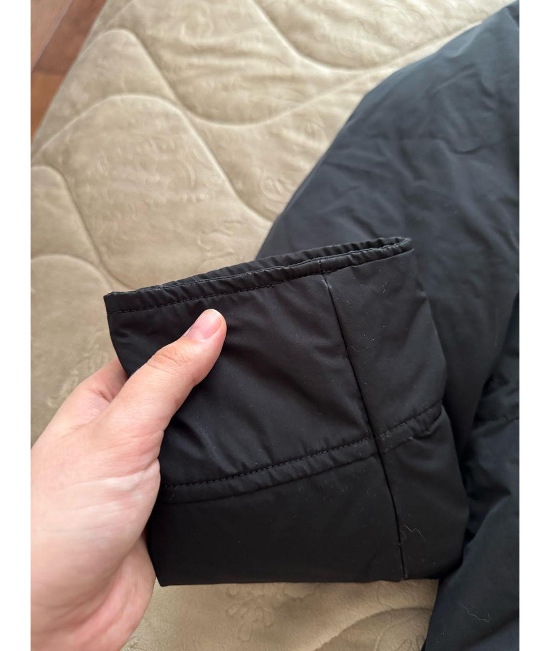 WOOLRICH Черная меховая парка, фото 4