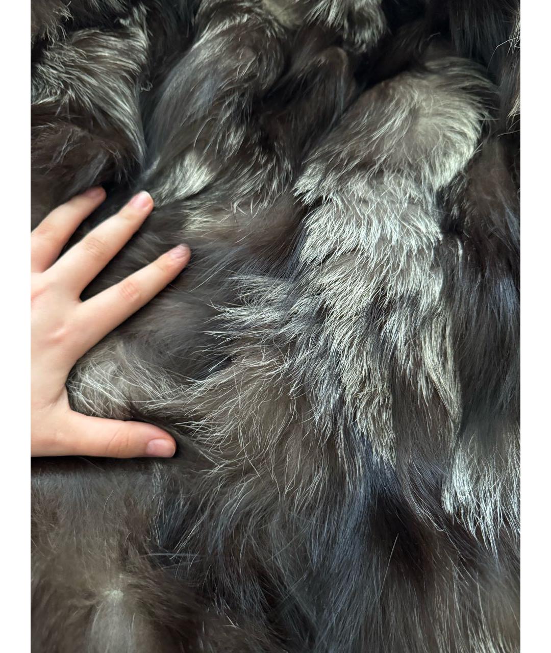 WOOLRICH Черная меховая парка, фото 7