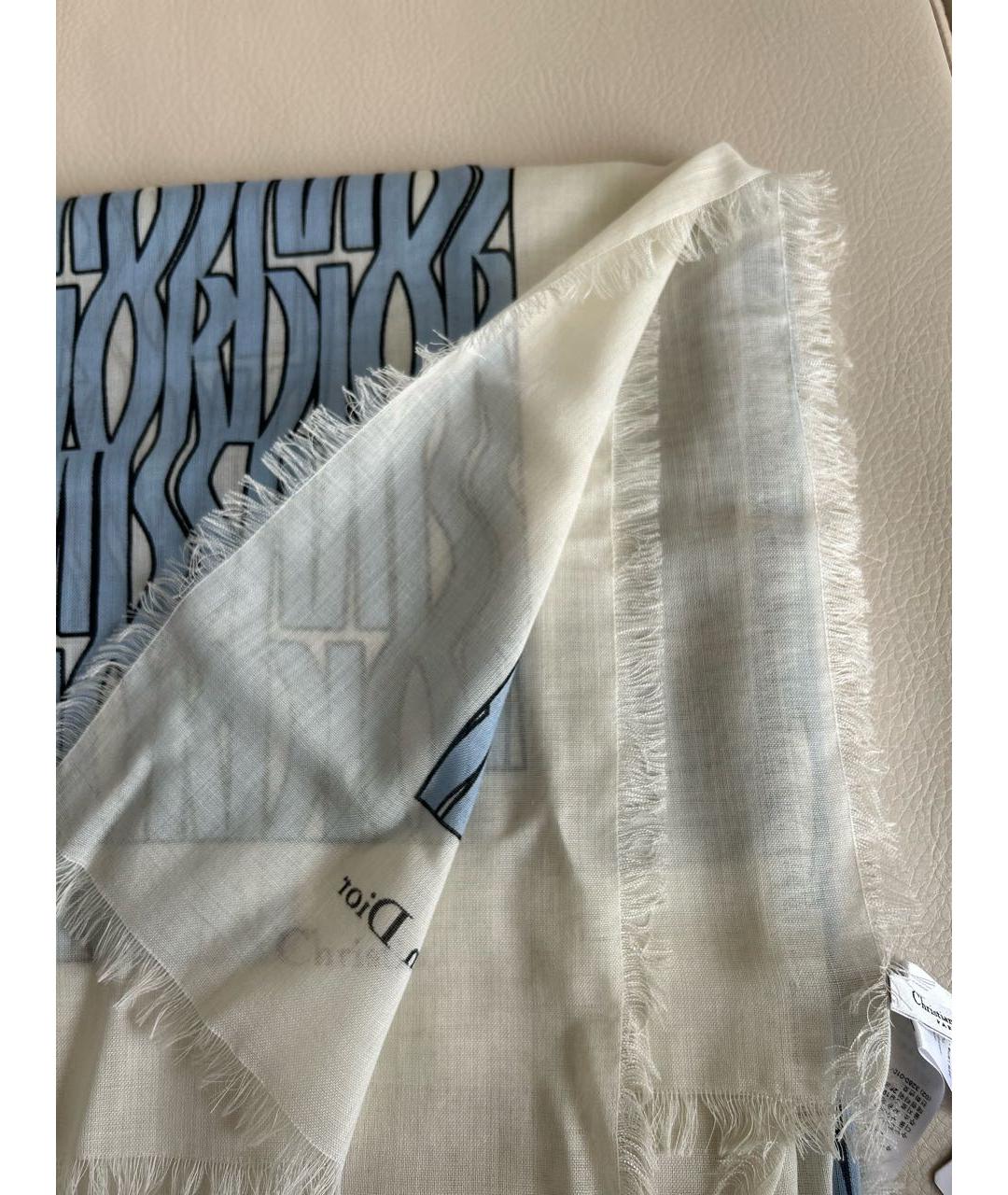 CHRISTIAN DIOR Голубой платок, фото 2