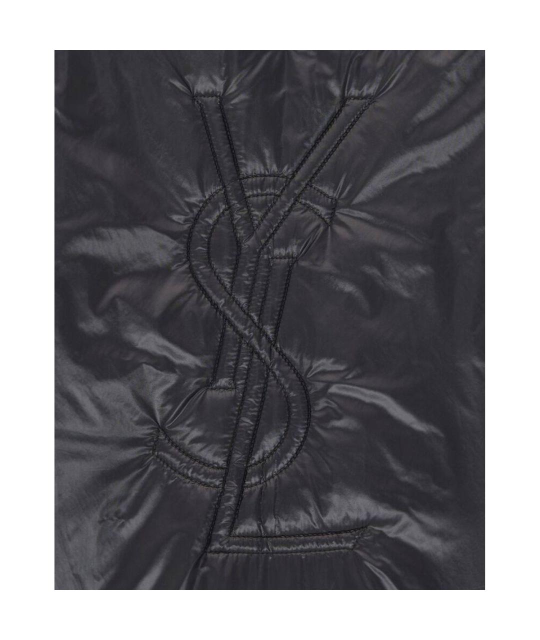 SAINT LAURENT Черный пуховик, фото 3
