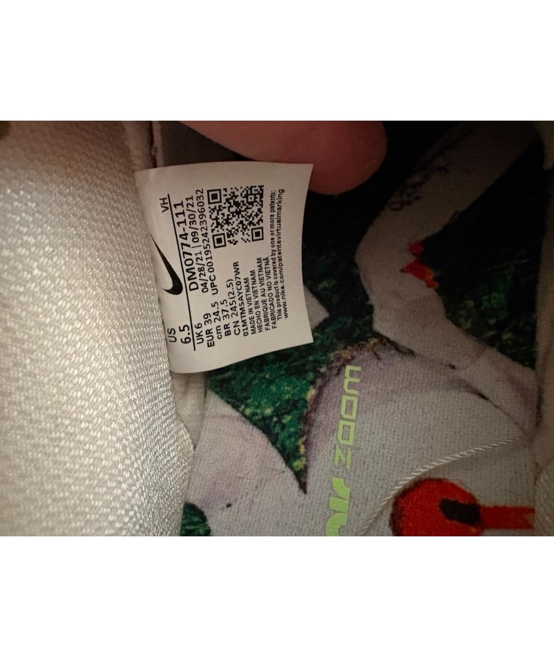 NIKE Серые текстильные кеды, фото 4