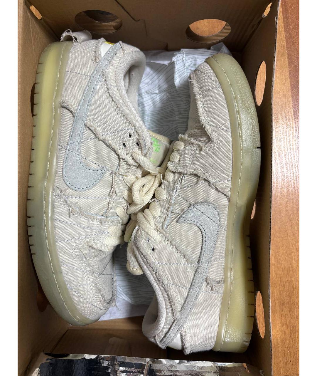 NIKE Серые текстильные кеды, фото 3
