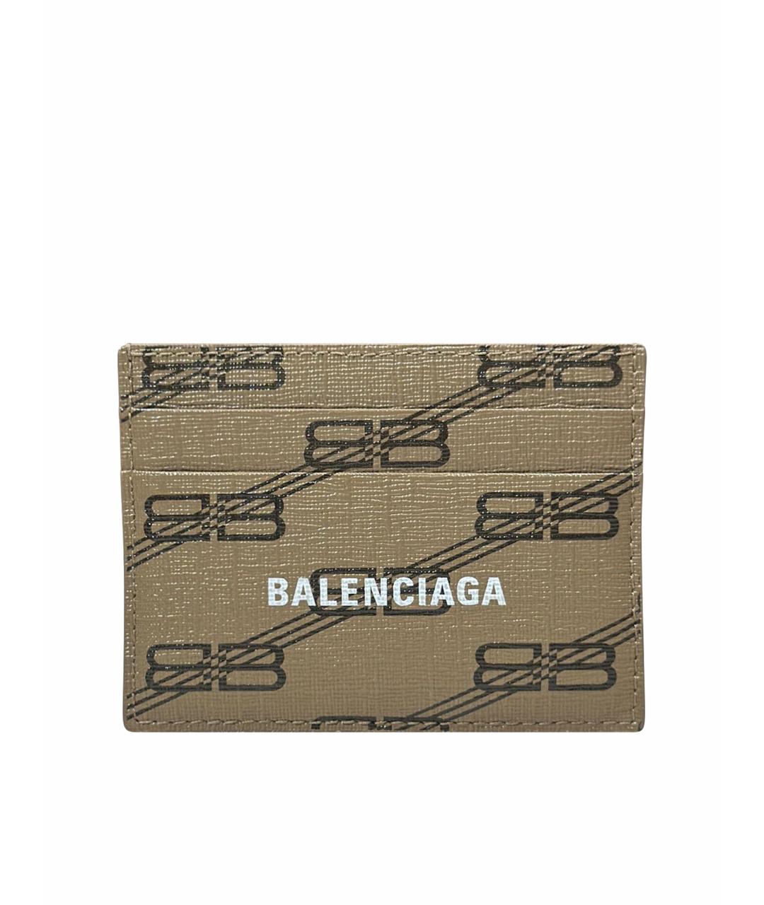 BALENCIAGA Бежевый кардхолдер, фото 1