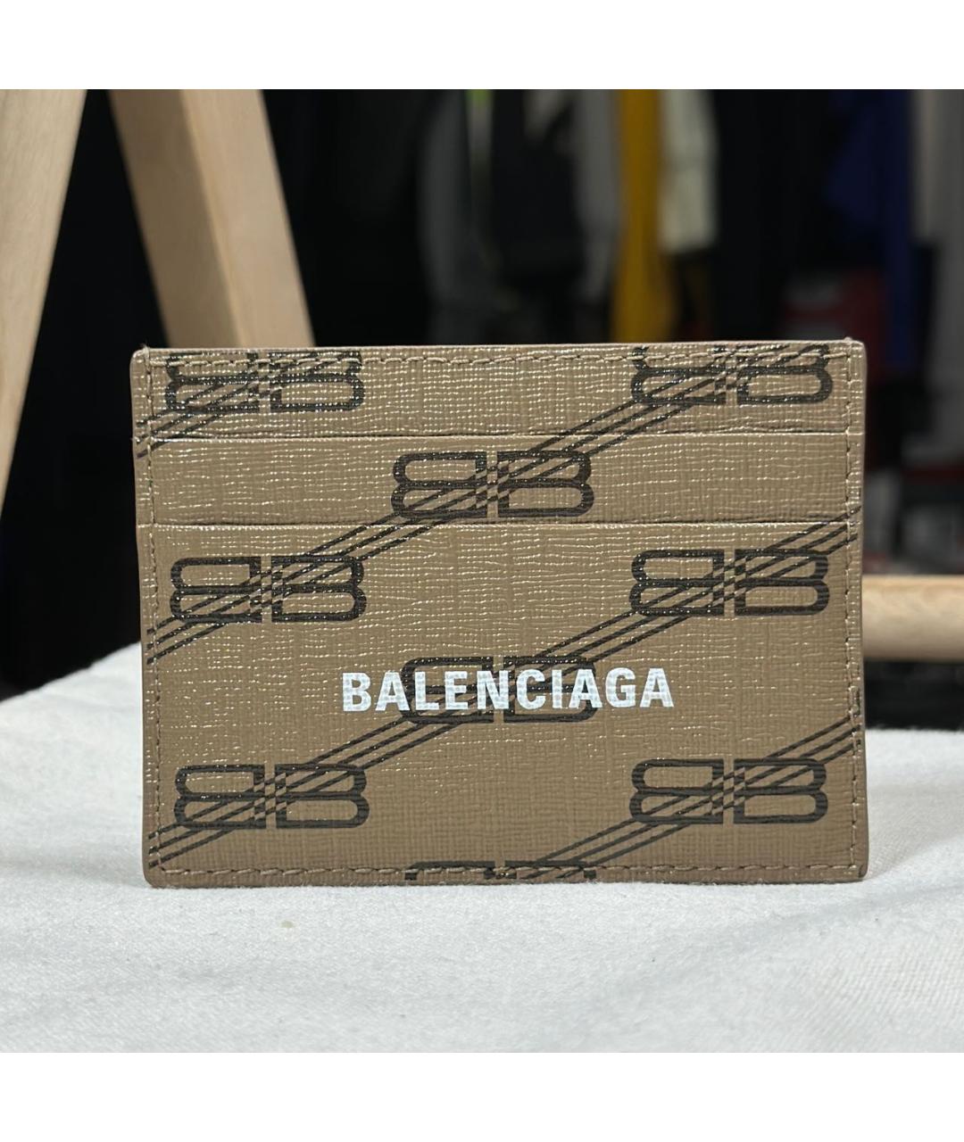 BALENCIAGA Бежевый кардхолдер, фото 8