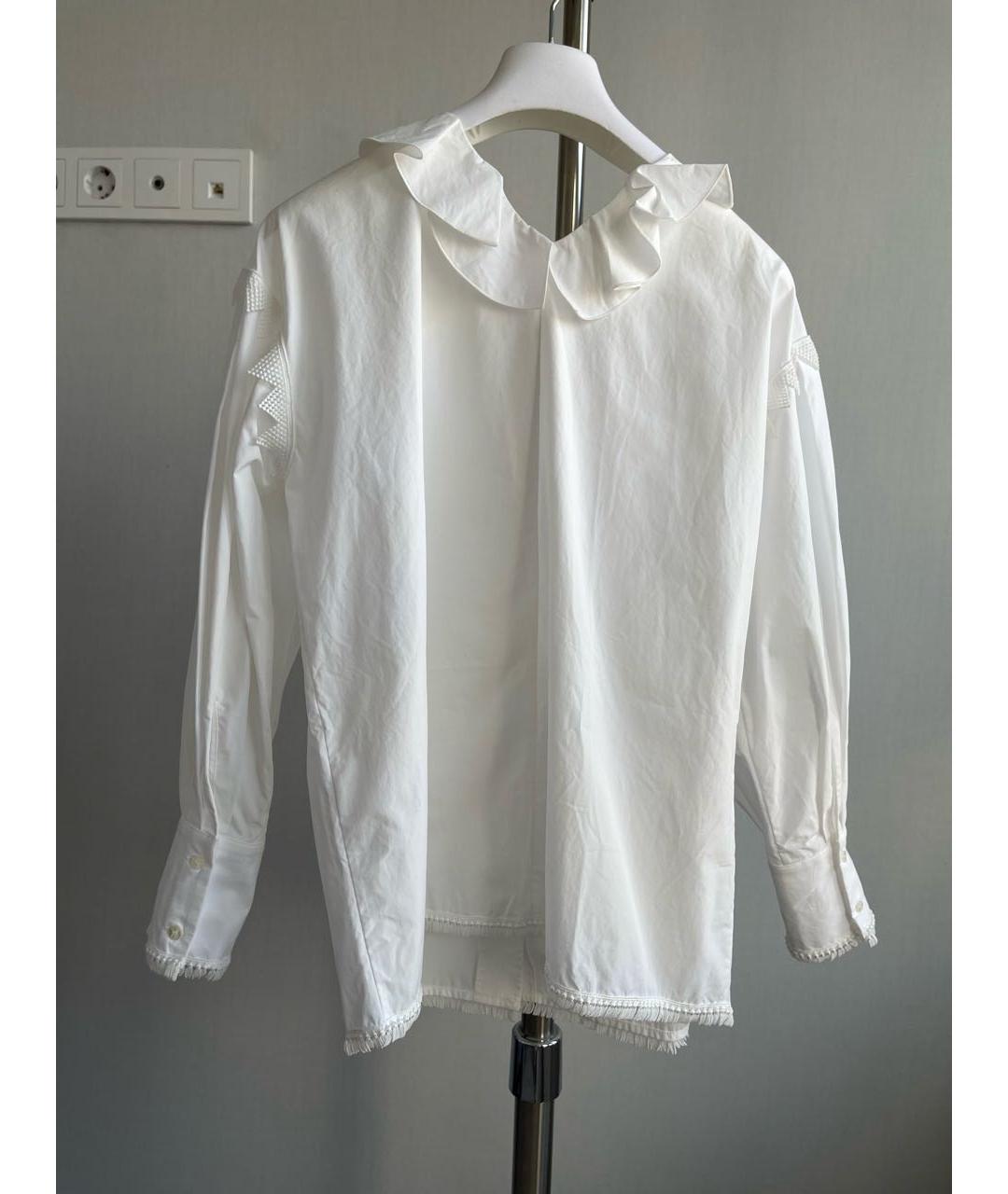 MSGM Белая хлопковая блузы, фото 2