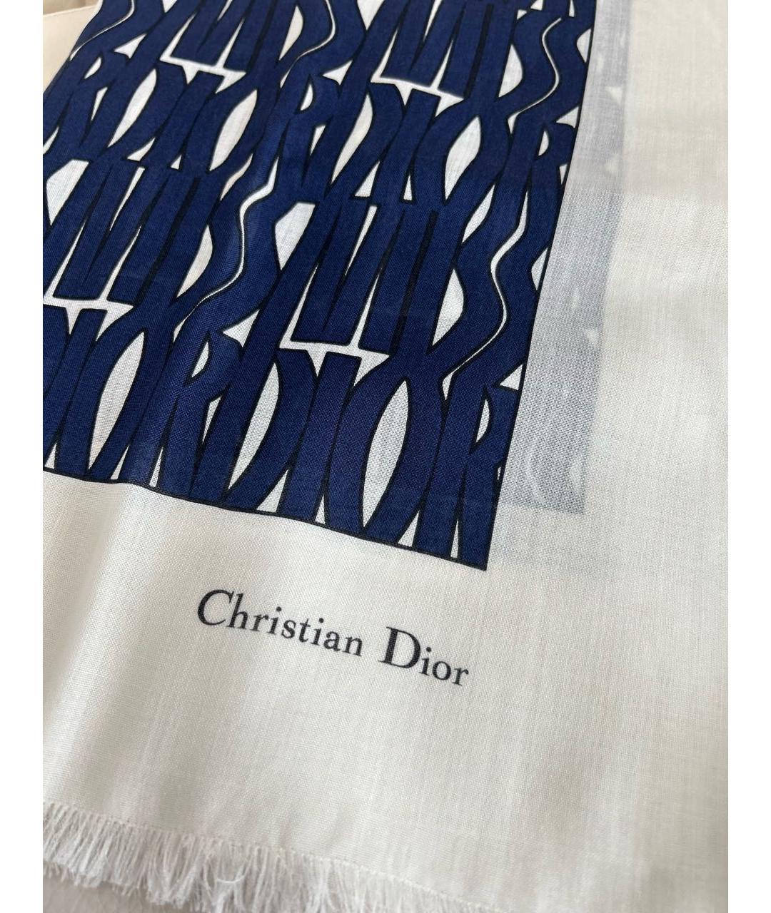 CHRISTIAN DIOR Синий платок, фото 5
