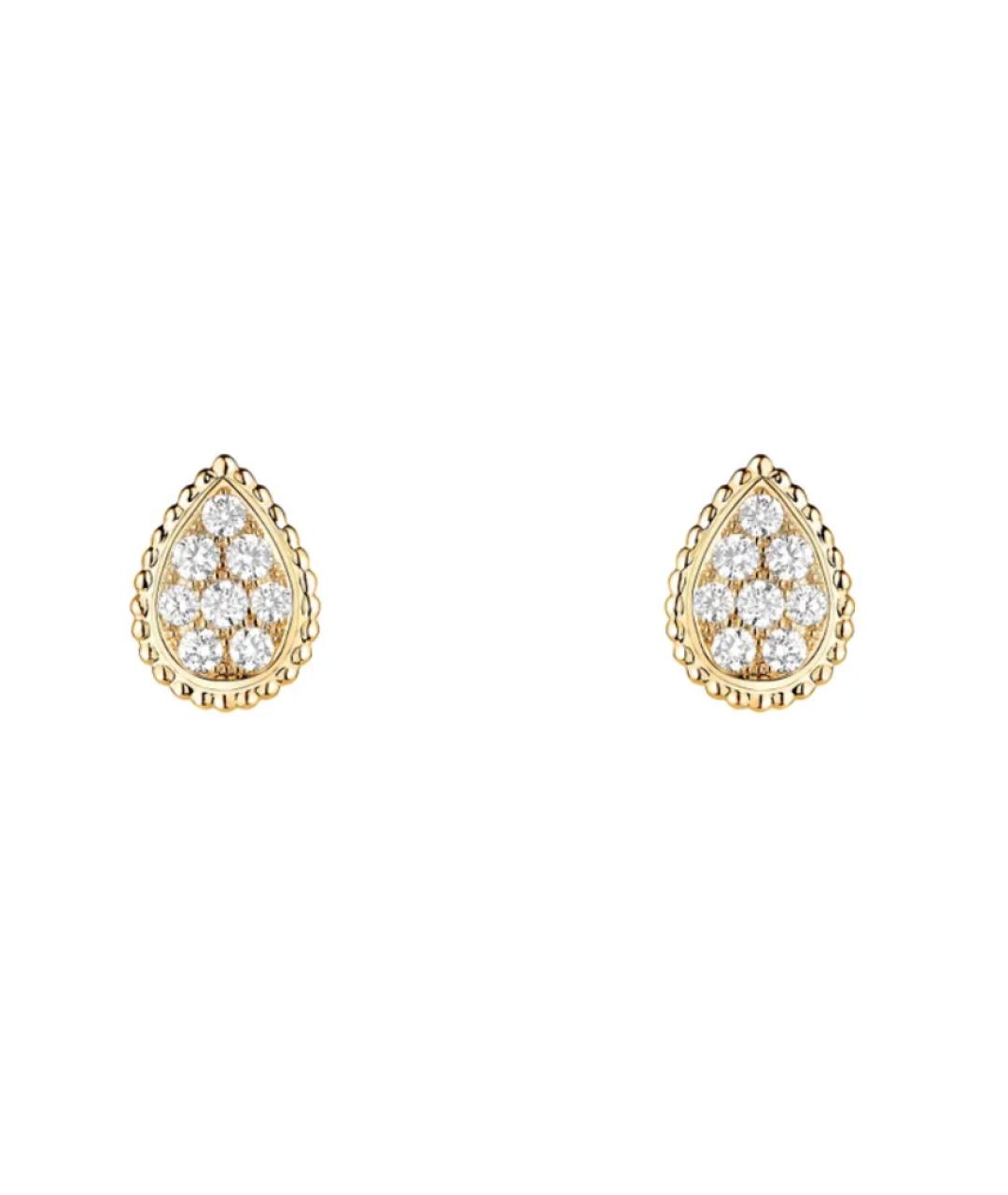 BOUCHERON Золотые серьги из желтого золота, фото 1