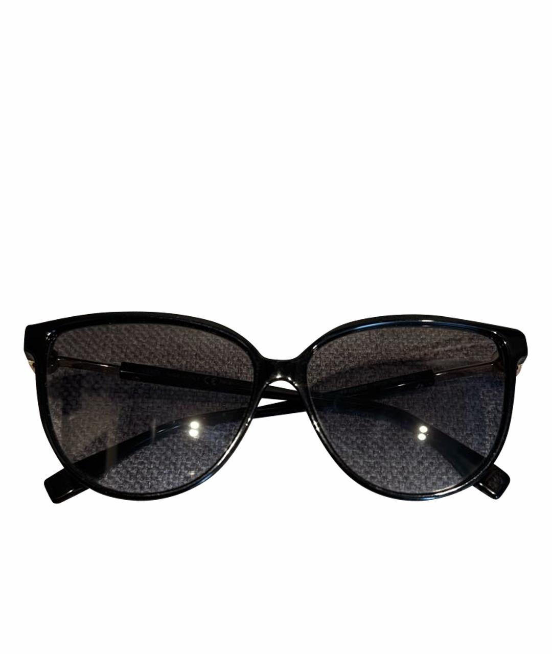 FENDI Черные пластиковые солнцезащитные очки, фото 1
