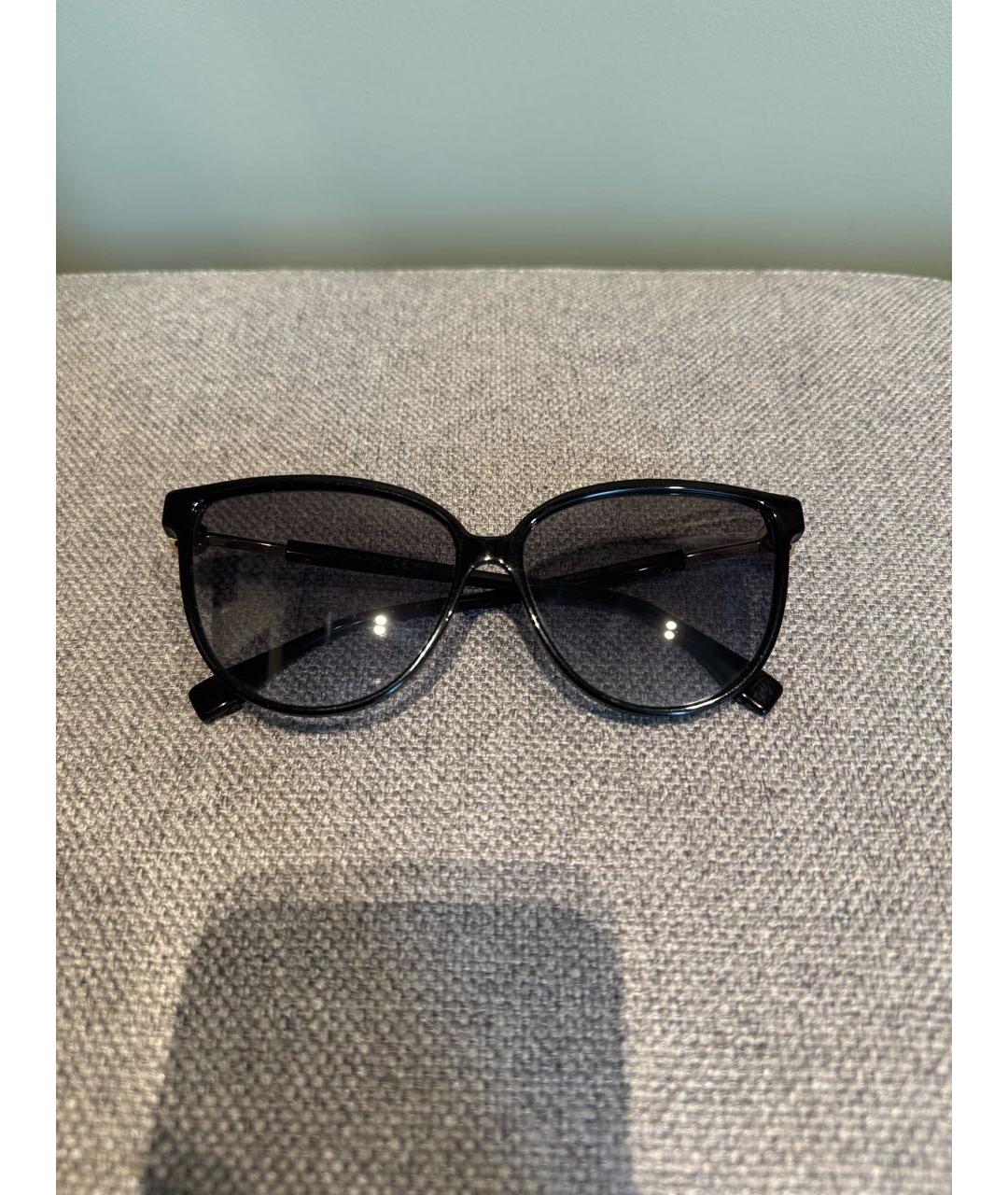 FENDI Черные пластиковые солнцезащитные очки, фото 5