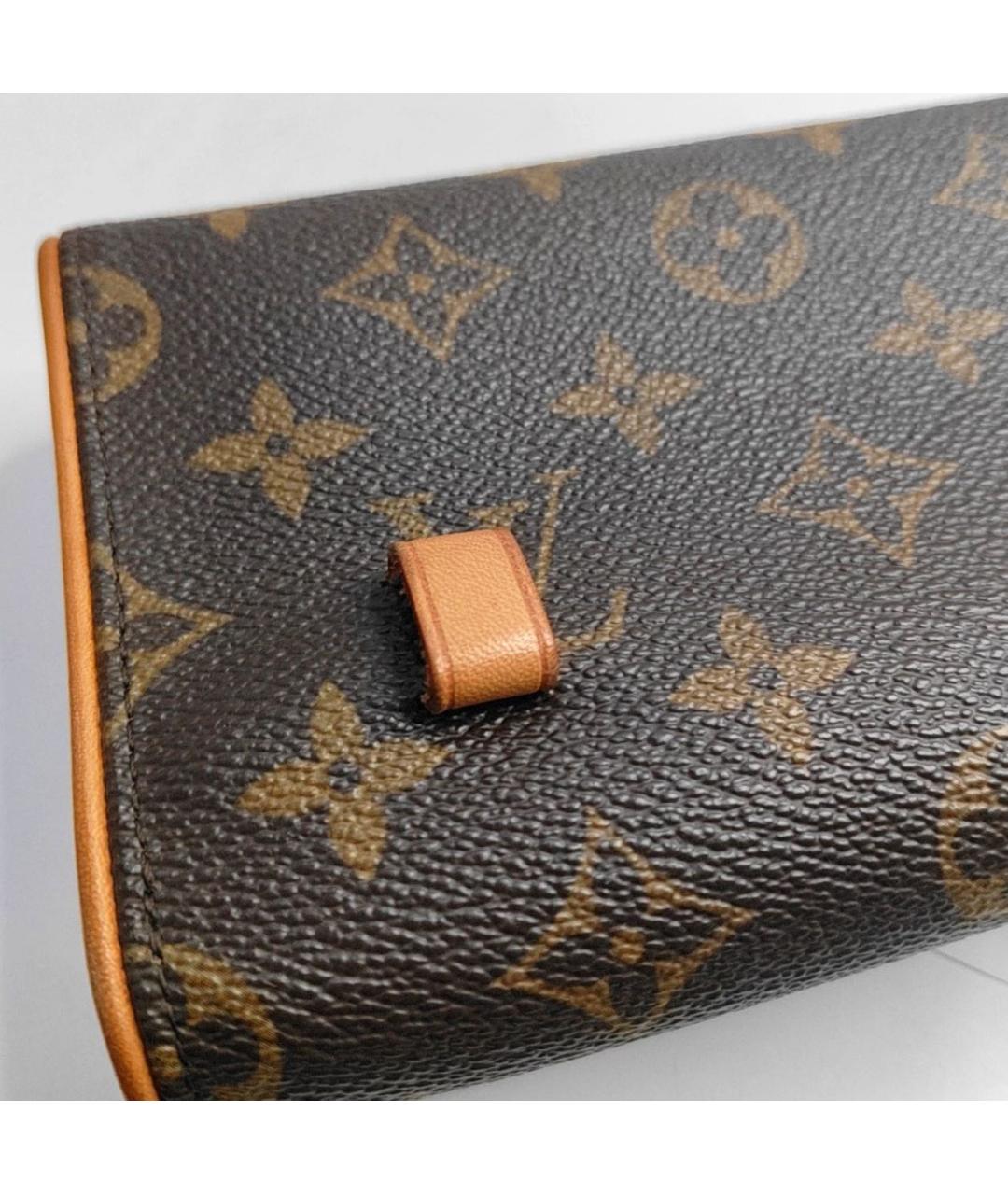 LOUIS VUITTON Коричневая поясная сумка, фото 7