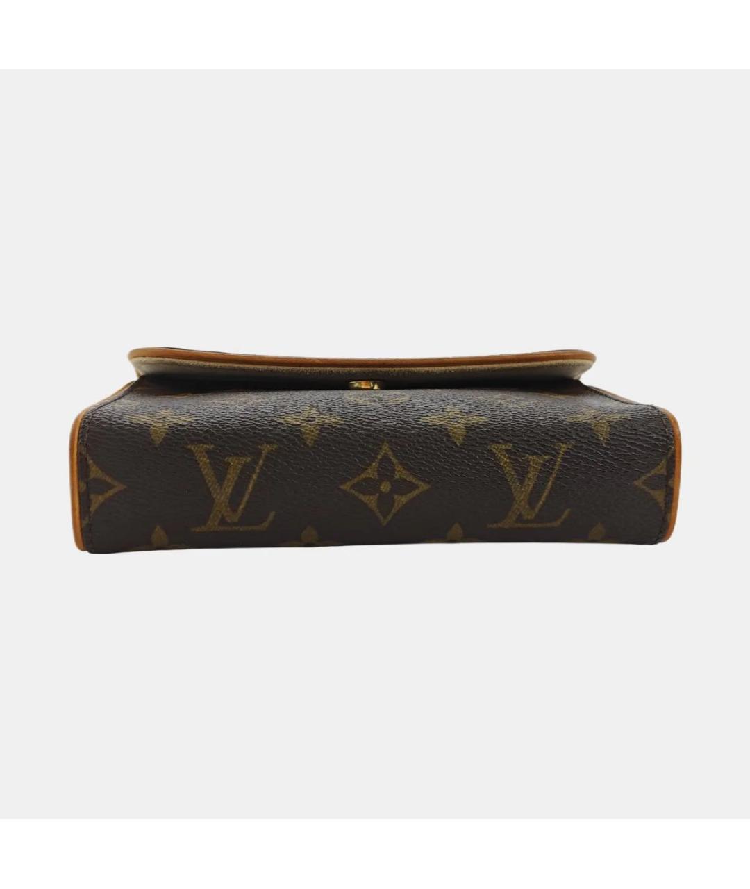 LOUIS VUITTON Коричневая поясная сумка, фото 4
