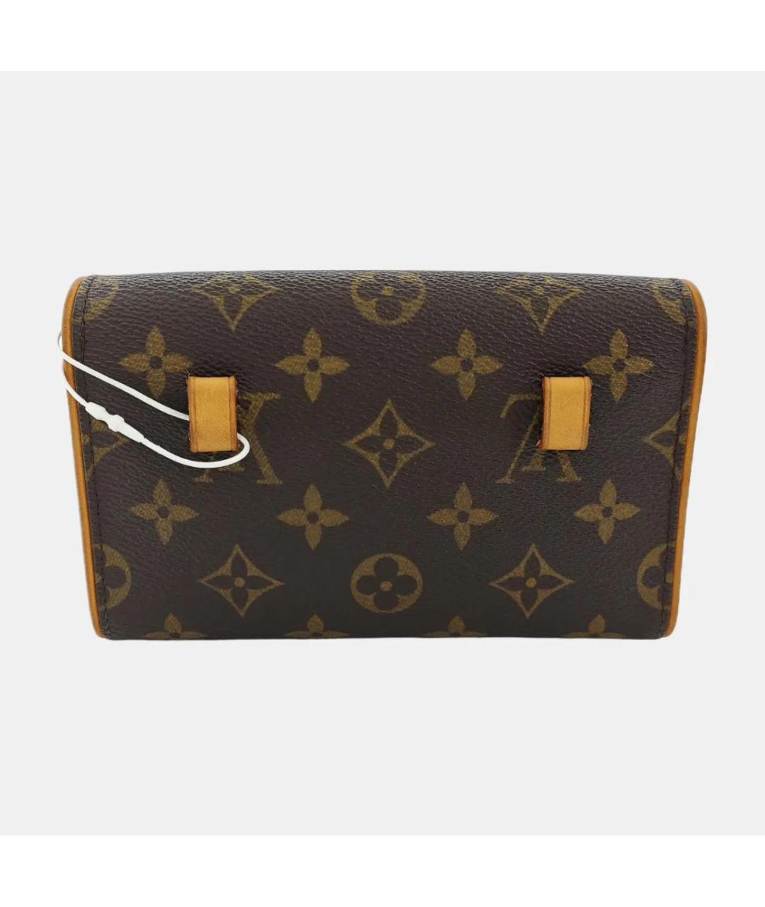 LOUIS VUITTON Коричневая поясная сумка, фото 3