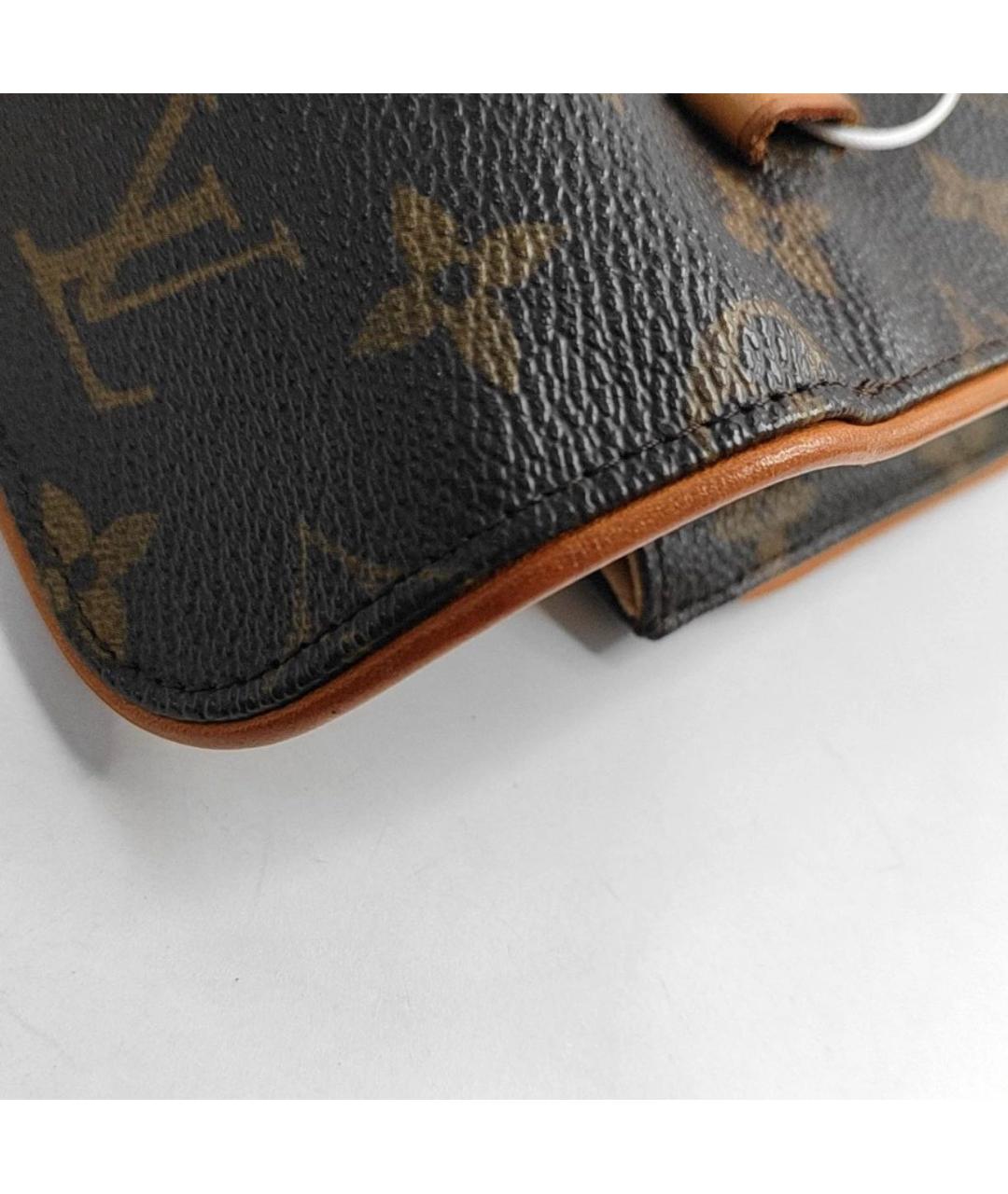 LOUIS VUITTON Коричневая поясная сумка, фото 6