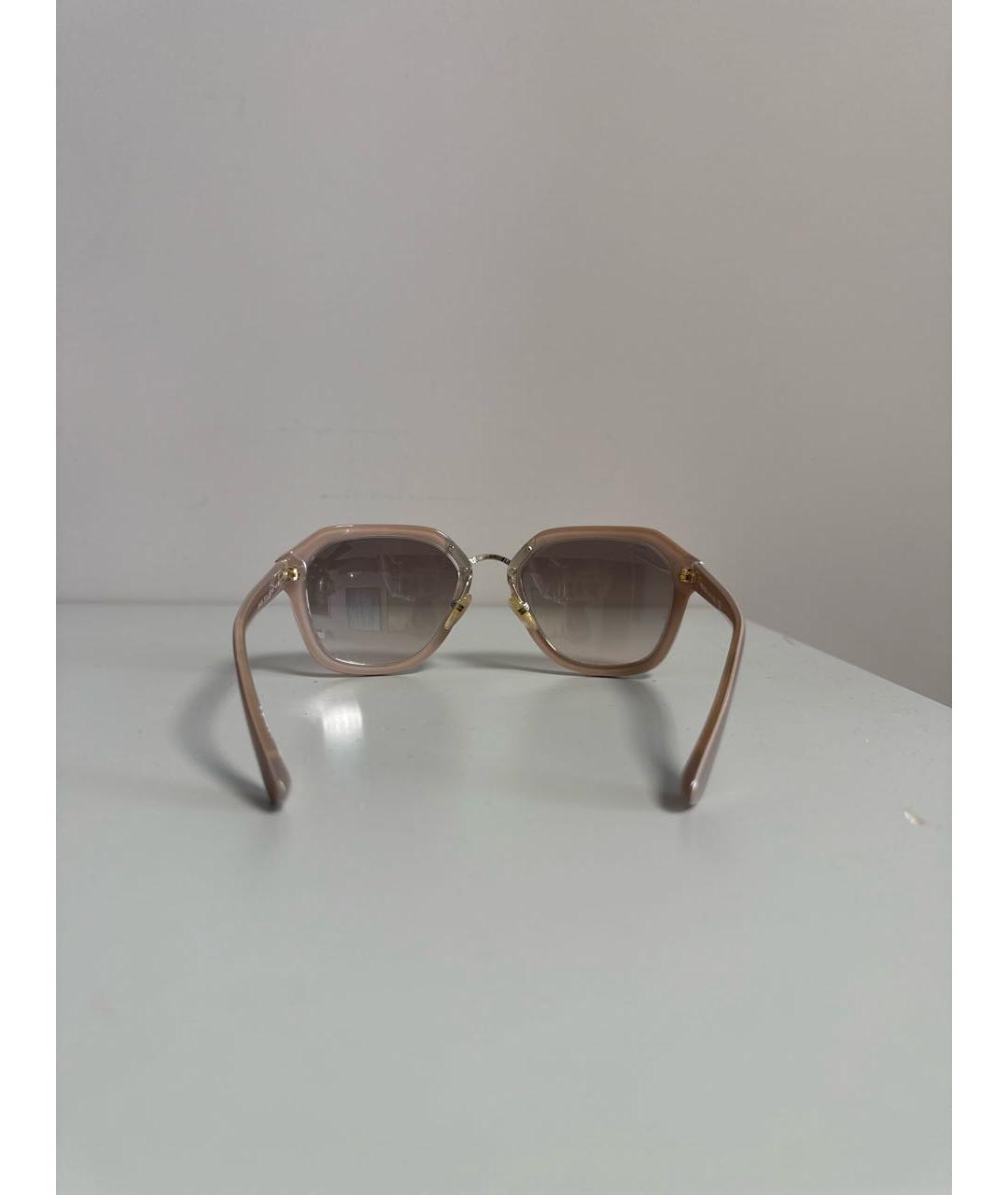 PRADA Розовые пластиковые солнцезащитные очки, фото 3