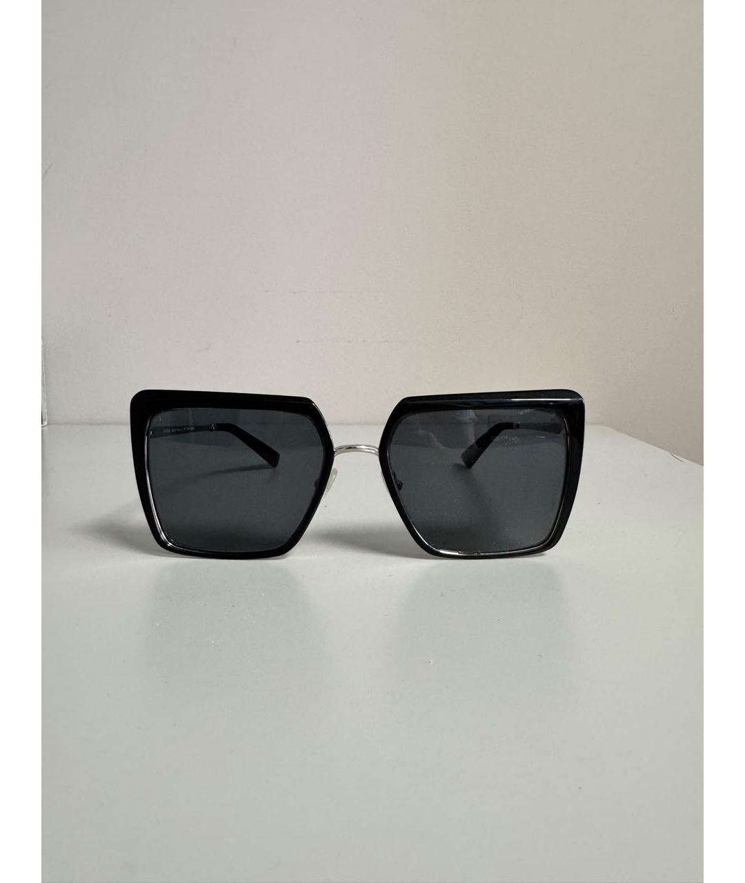PRADA Черные металлические солнцезащитные очки, фото 5