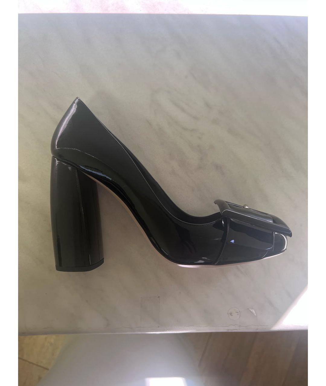 MIU MIU Черные туфли из лакированной кожи, фото 8