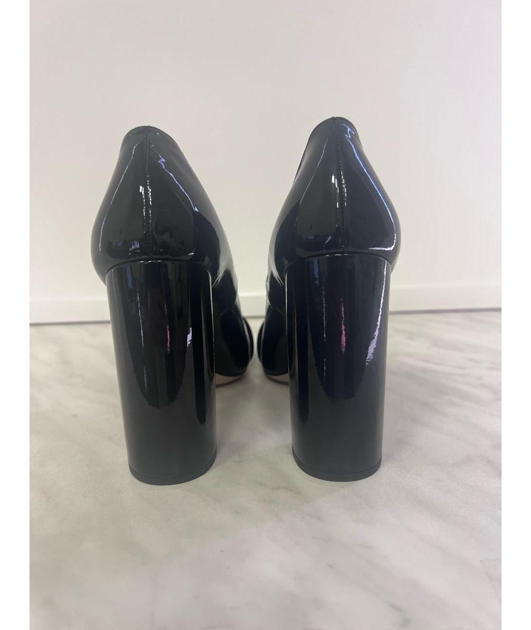 MIU MIU Черные туфли из лакированной кожи, фото 4