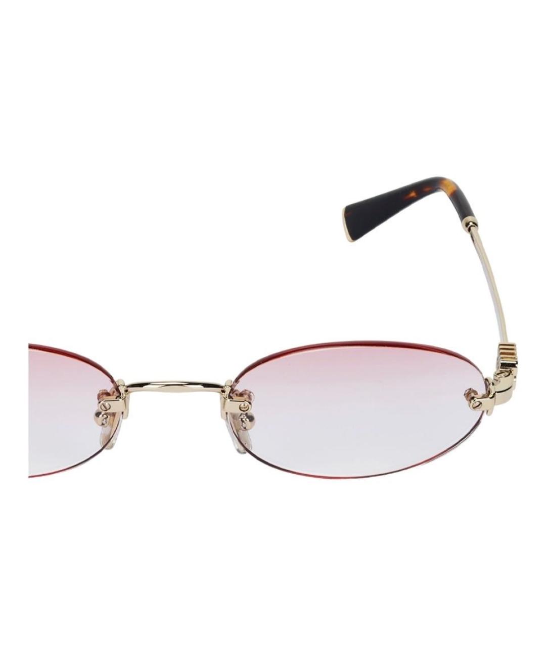 MIU MIU Металлические солнцезащитные очки, фото 5