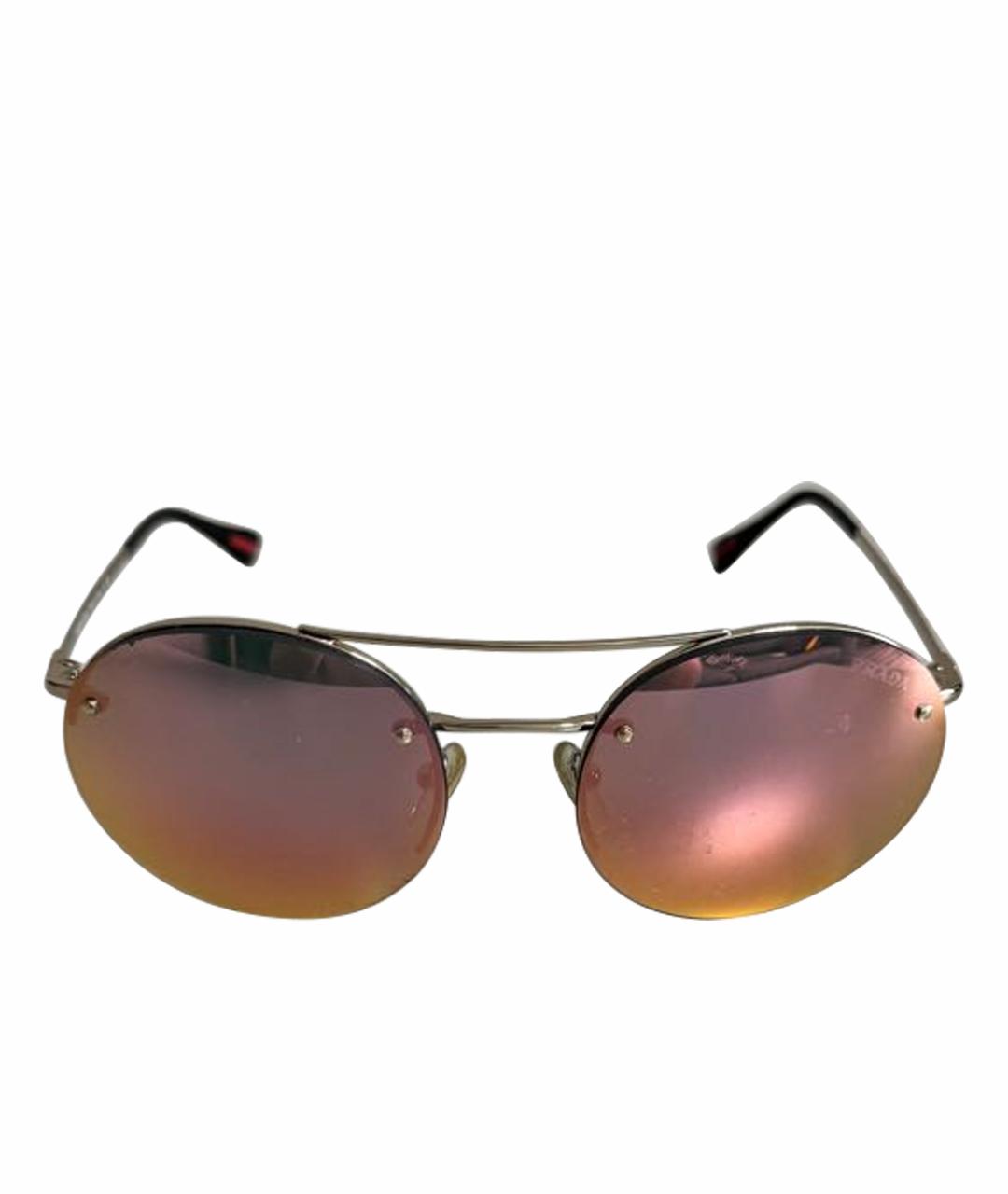 PRADA Мульти металлические солнцезащитные очки, фото 1