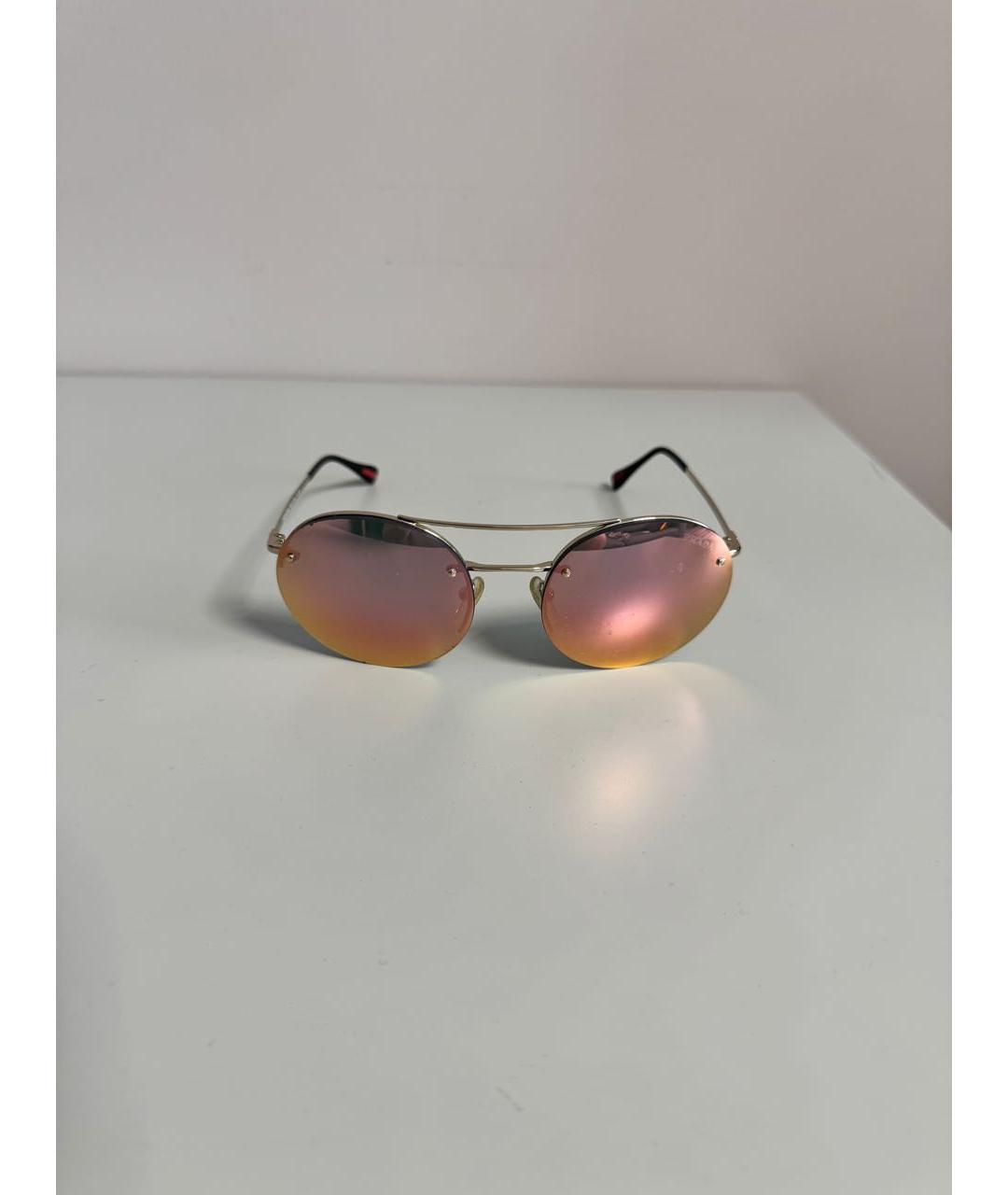 PRADA Мульти металлические солнцезащитные очки, фото 6