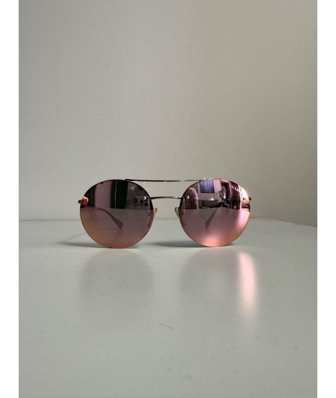 PRADA Мульти металлические солнцезащитные очки, фото 2