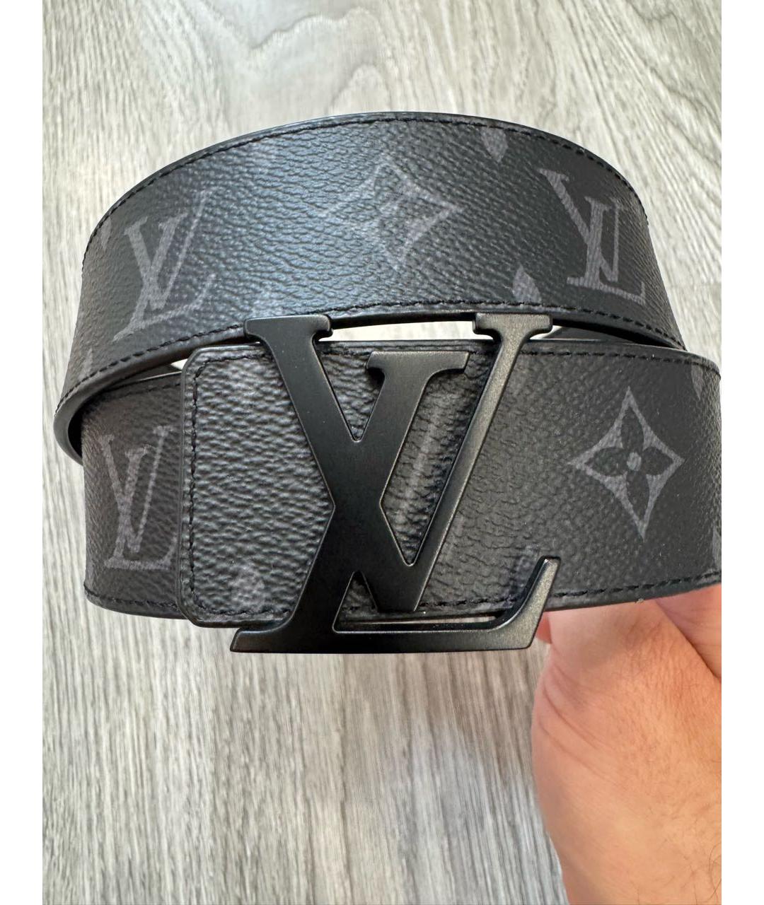 LOUIS VUITTON Черный ремень, фото 9