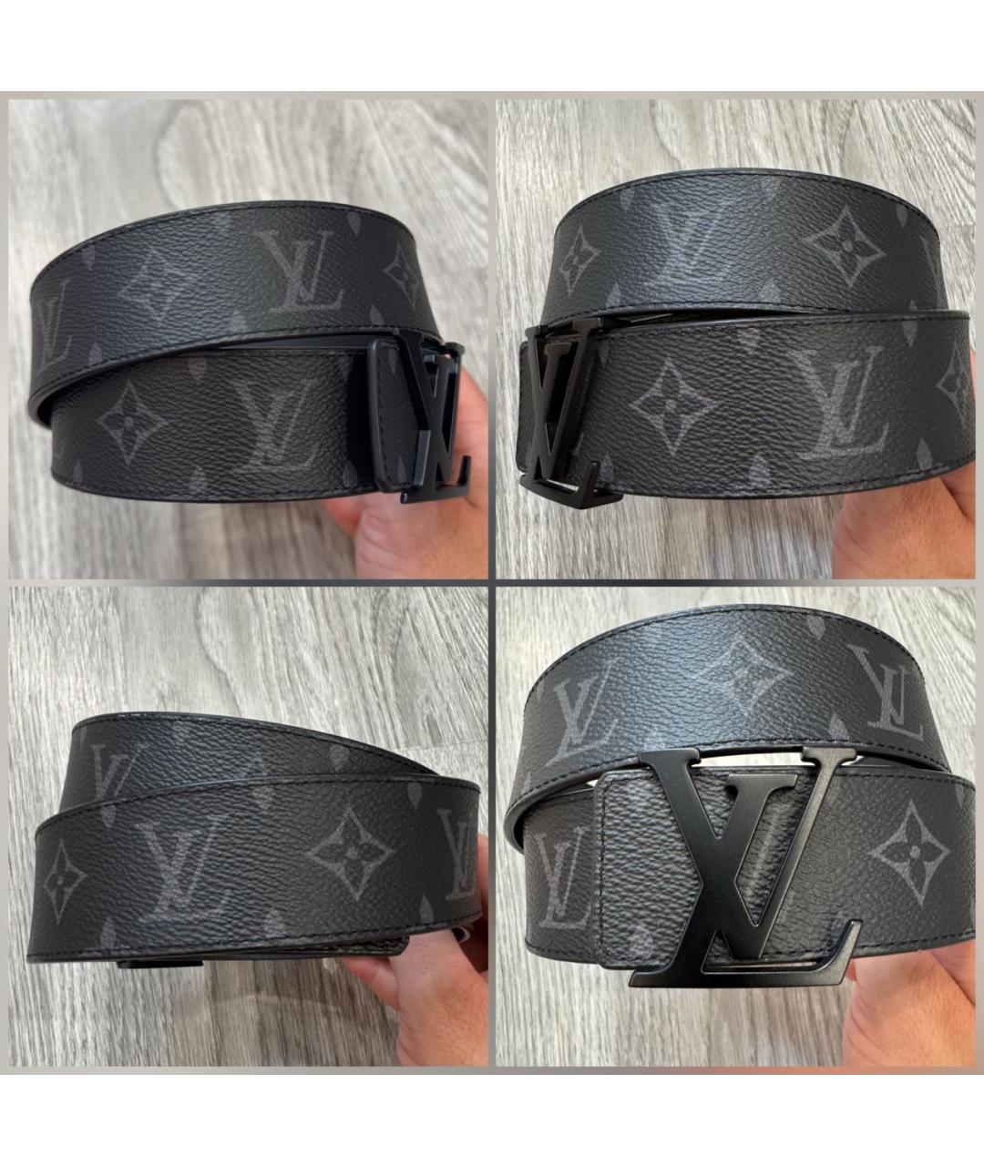 LOUIS VUITTON Черный ремень, фото 4