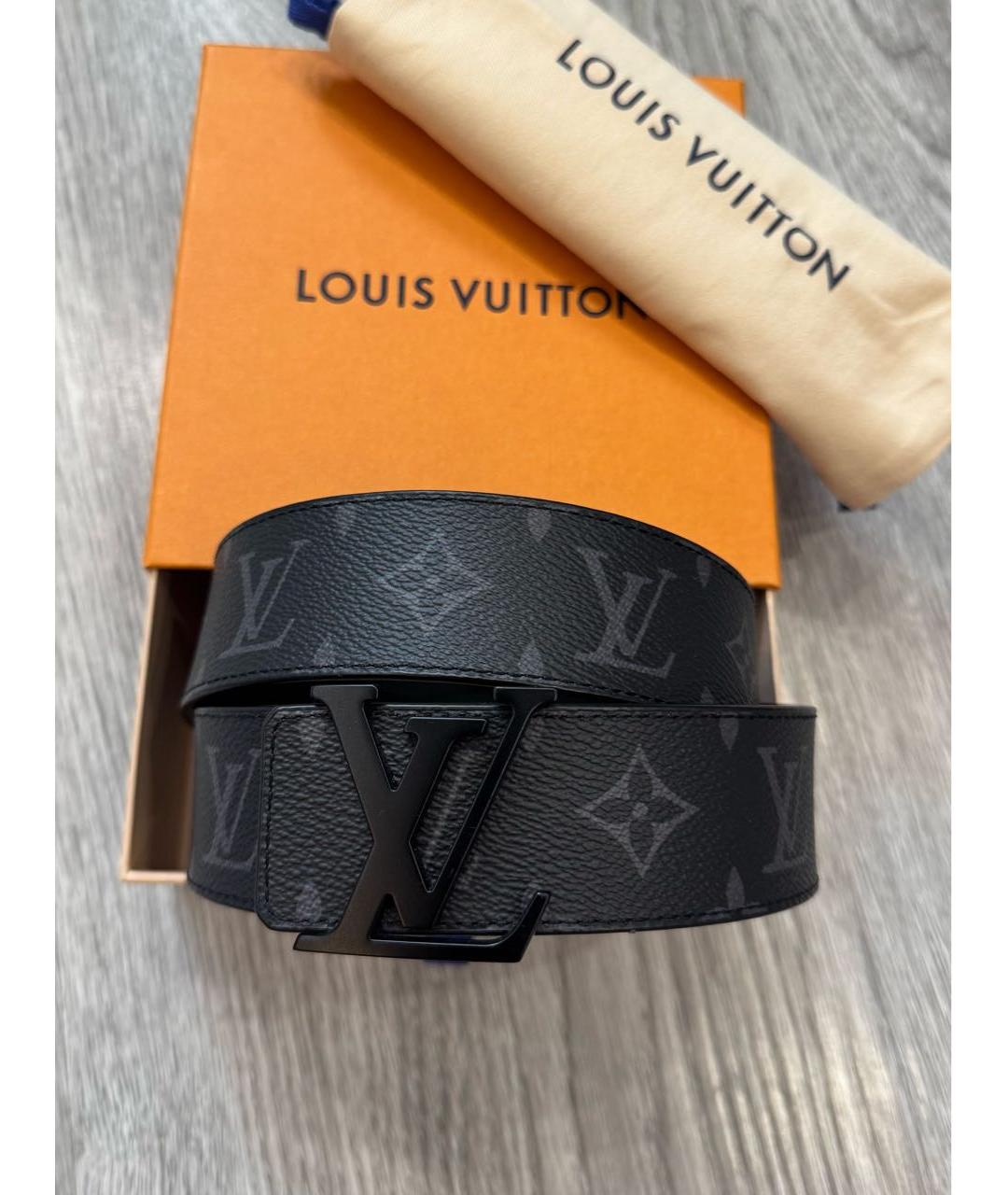 LOUIS VUITTON Черный ремень, фото 2