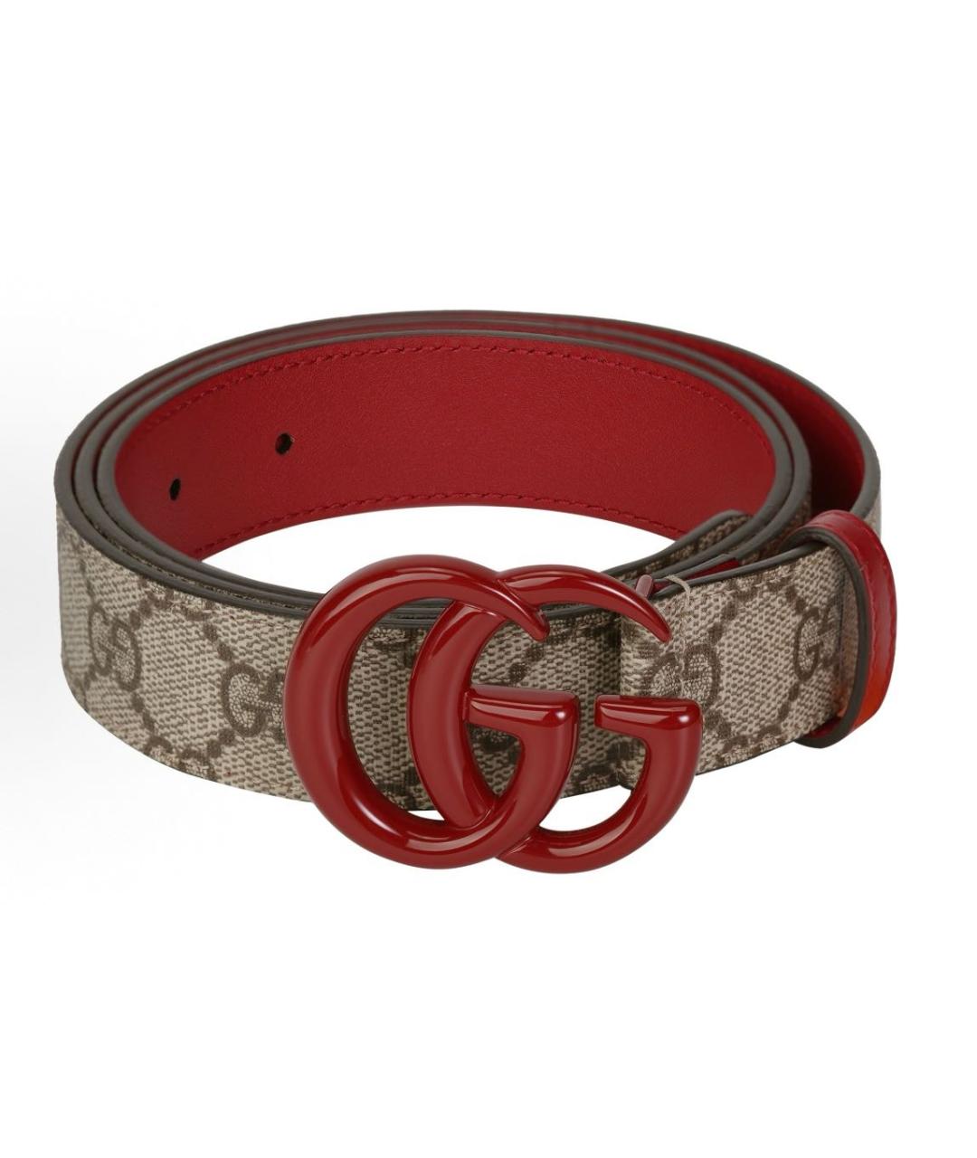 GUCCI Бежевый ремень, фото 2