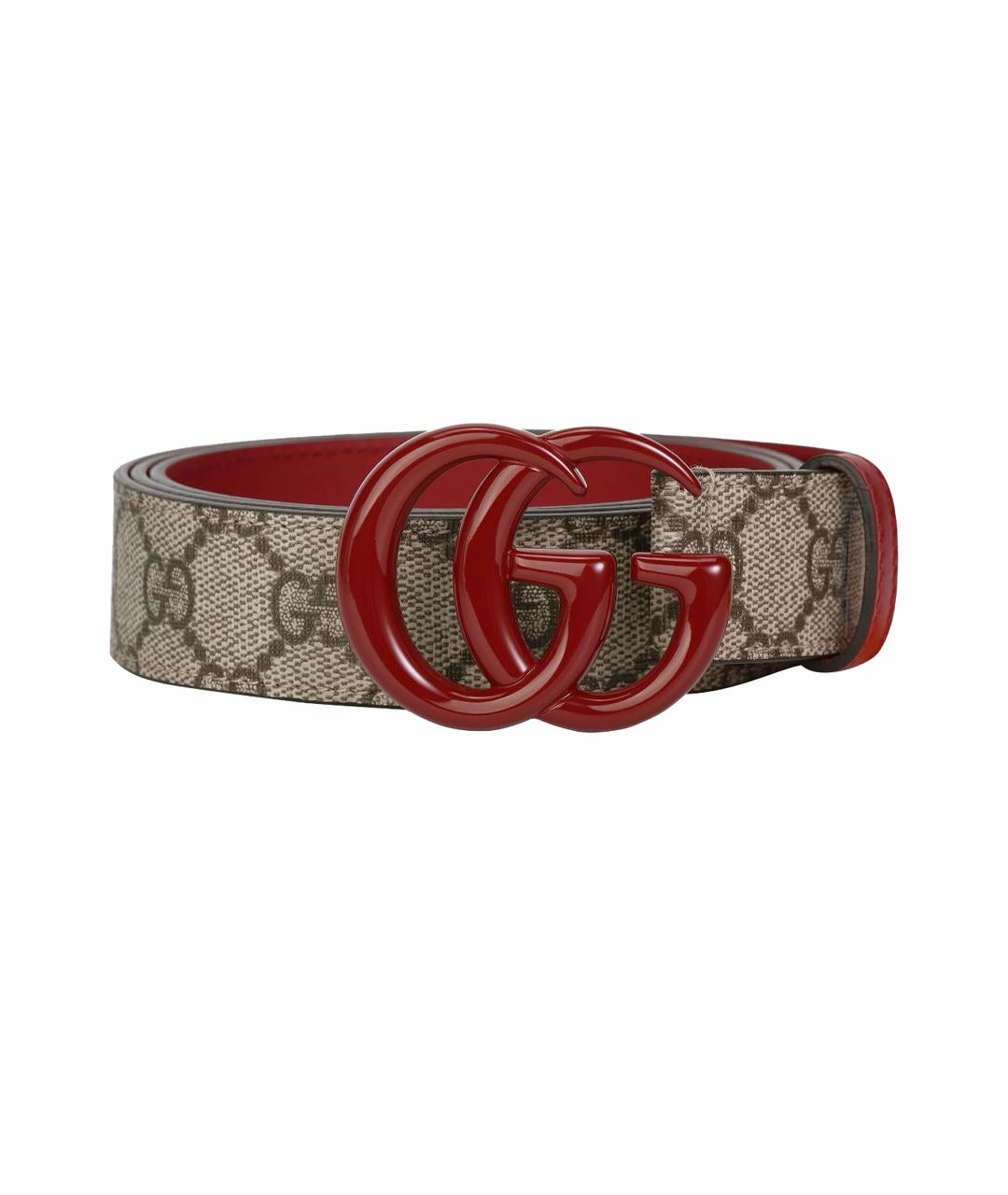 GUCCI Бежевый ремень, фото 1