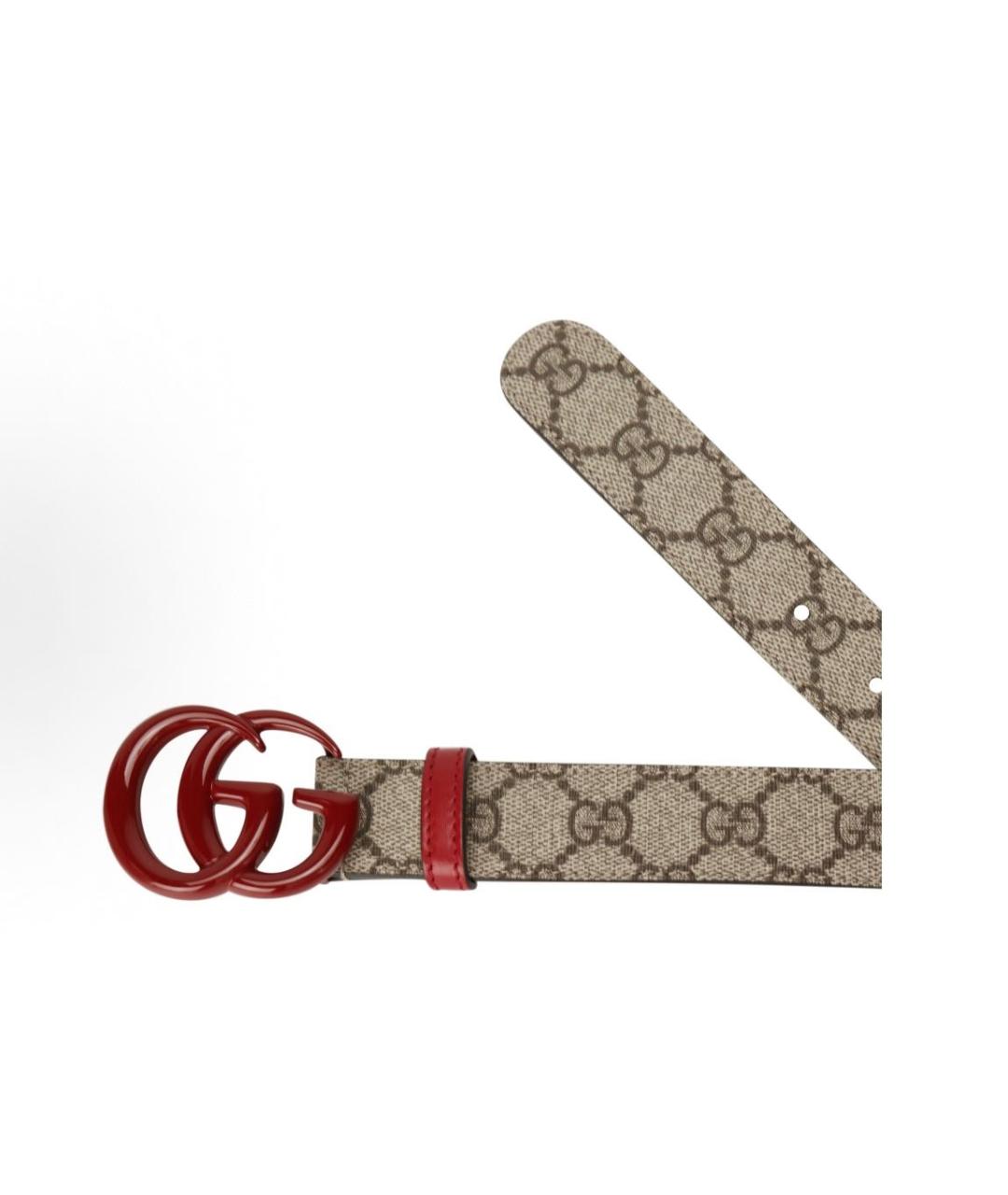 GUCCI Бежевый ремень, фото 4