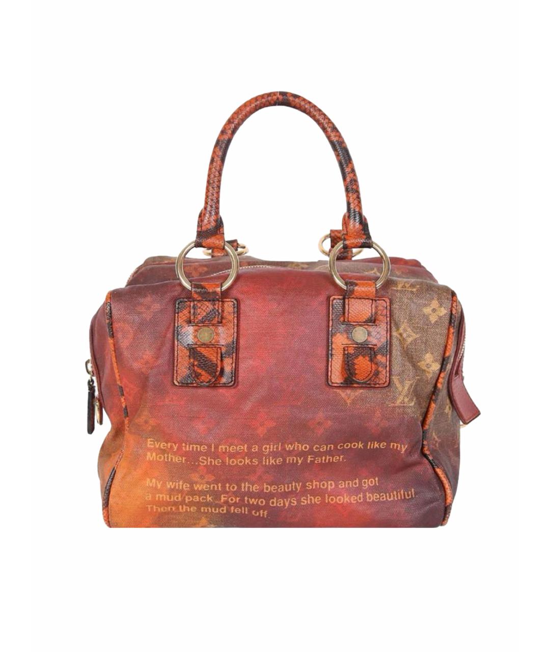 LOUIS VUITTON Мульти тканевая сумка с короткими ручками, фото 1