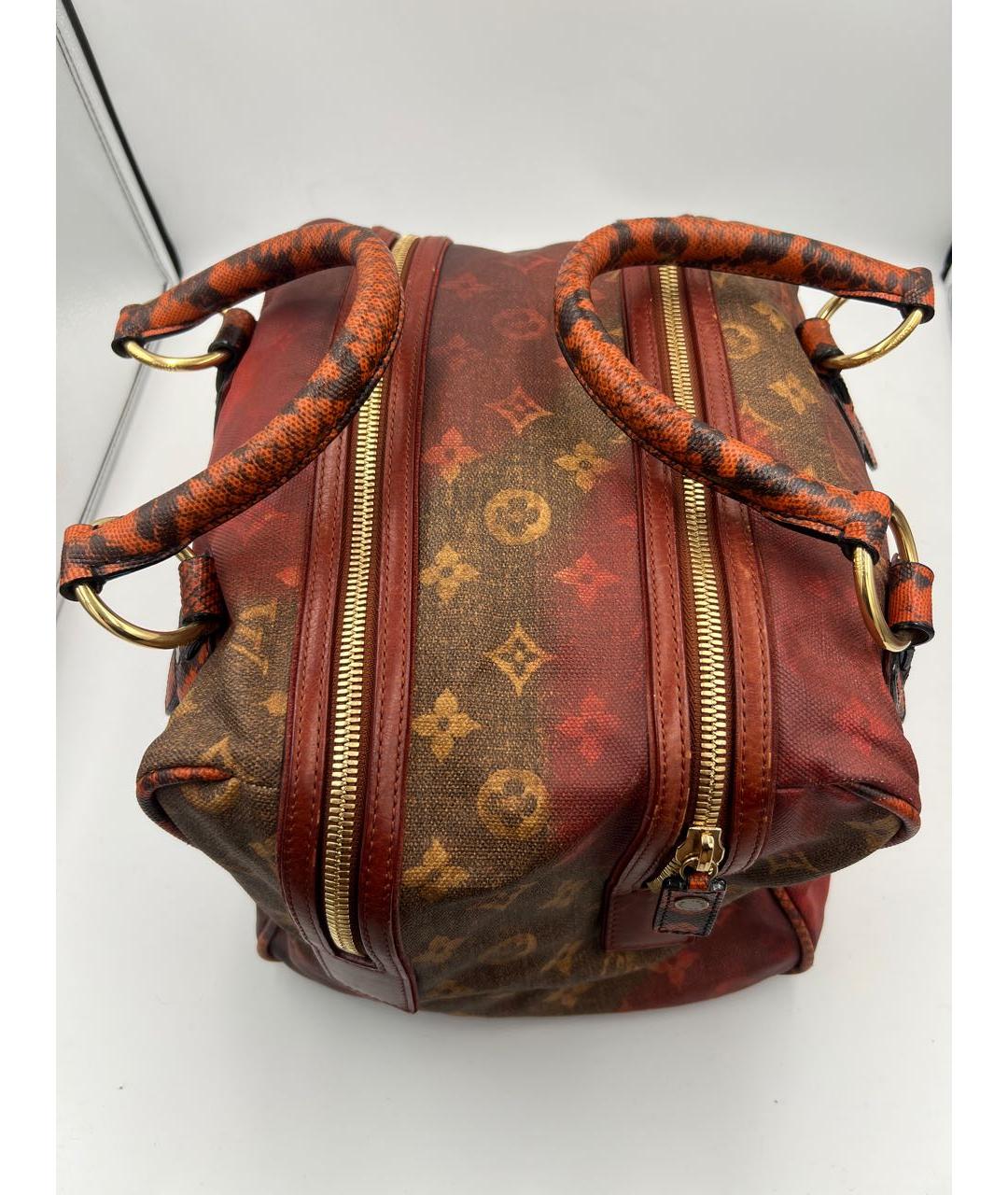 LOUIS VUITTON Мульти тканевая сумка с короткими ручками, фото 8