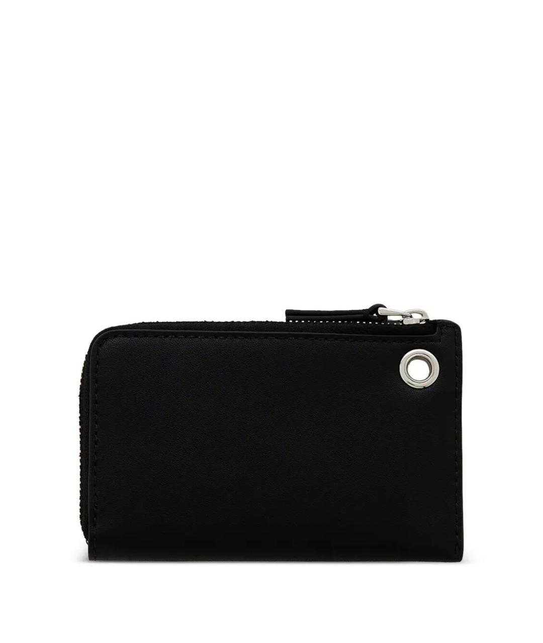 MARC JACOBS Антрацитовый кожаный кошелек, фото 4