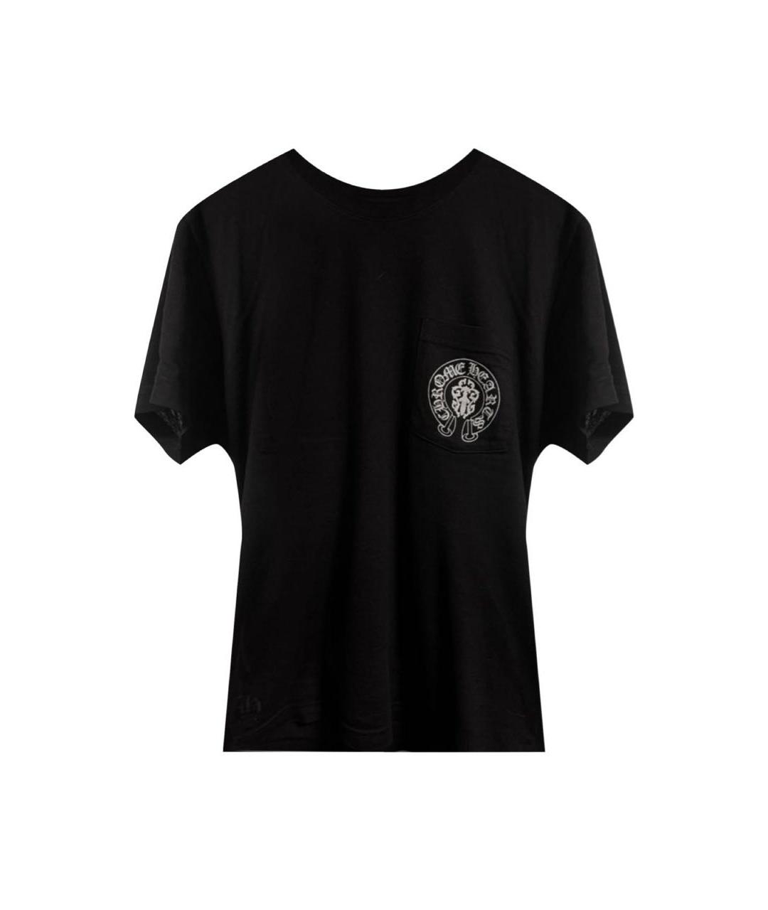 CHROME HEARTS Черная футболка, фото 1