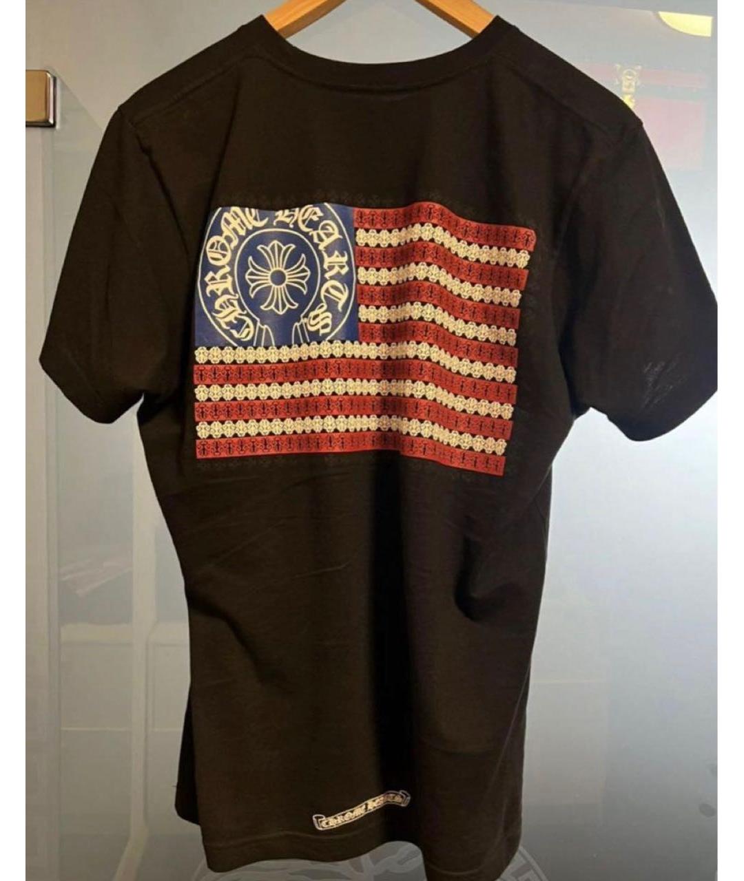 CHROME HEARTS Черная футболка, фото 2