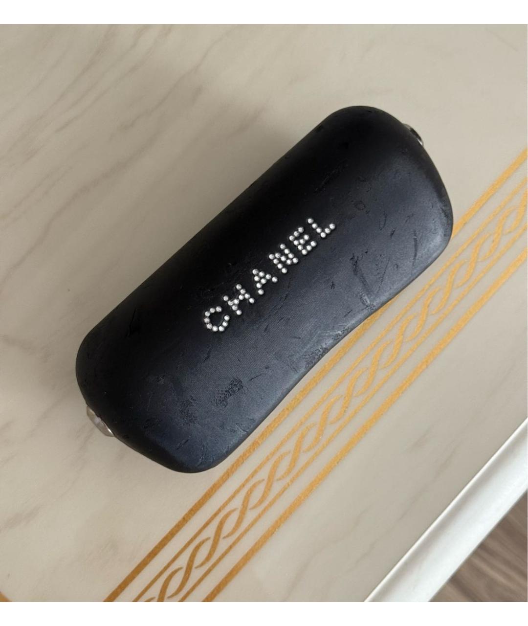 CHANEL Серые металлические солнцезащитные очки, фото 4