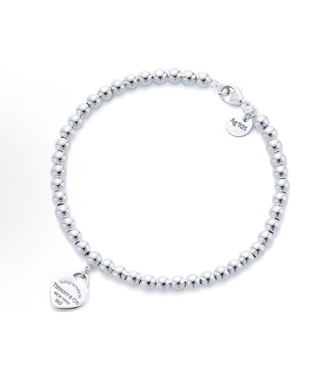 TIFFANY&CO Серебрянный серебряный браслет, фото 3