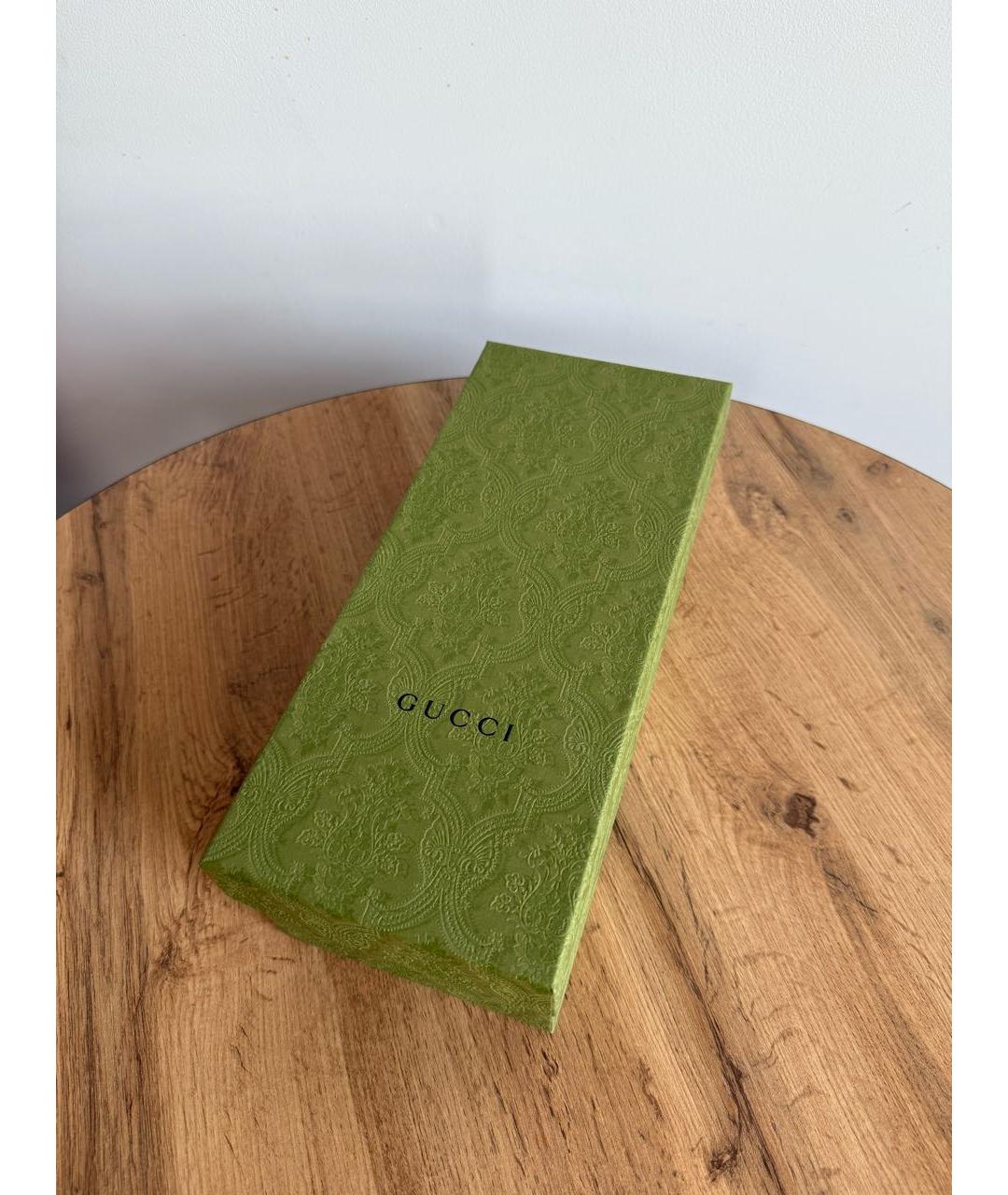 GUCCI Бирюзовые кожаные босоножки, фото 8